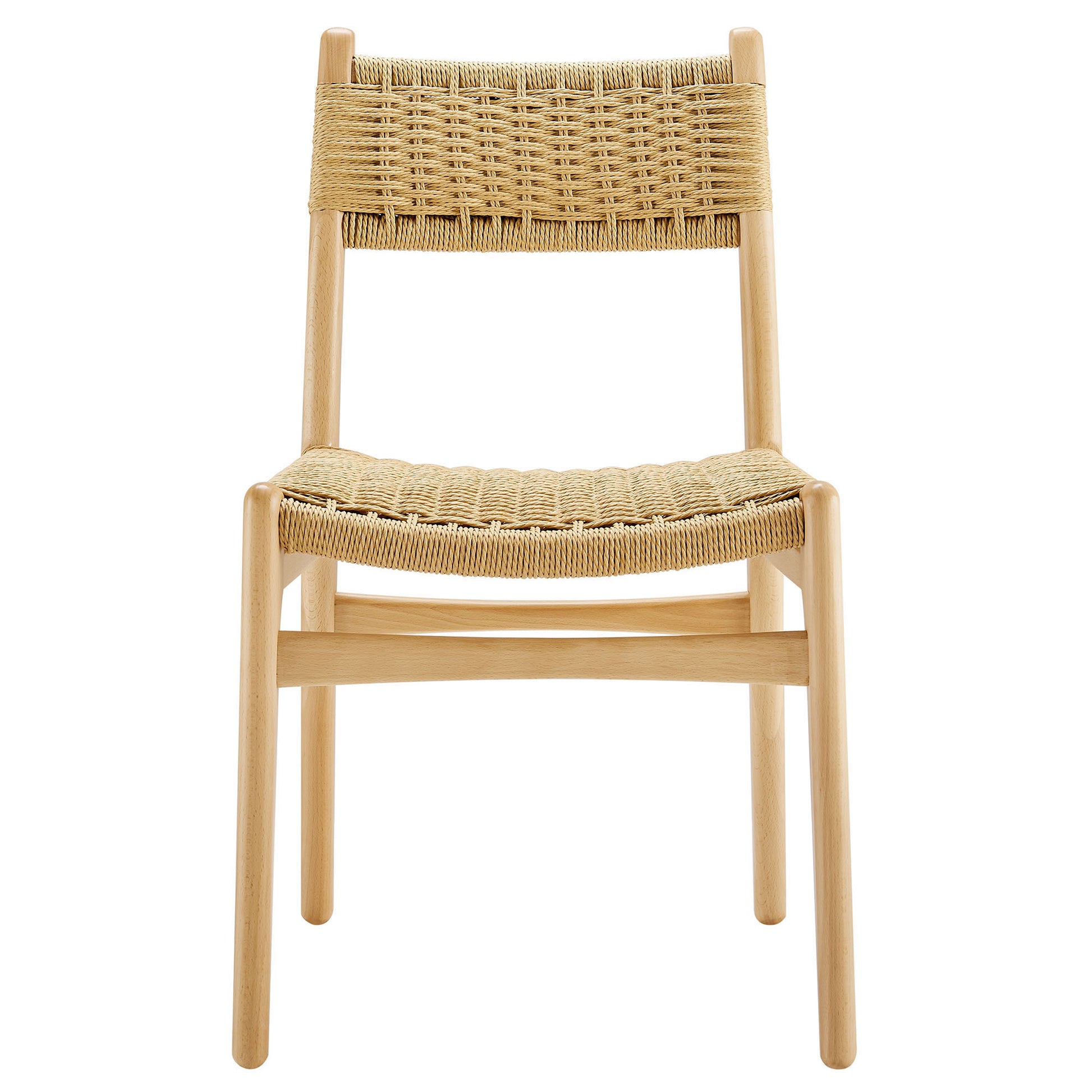 Wynn Rope and Wood Dining Side Chair by Modway