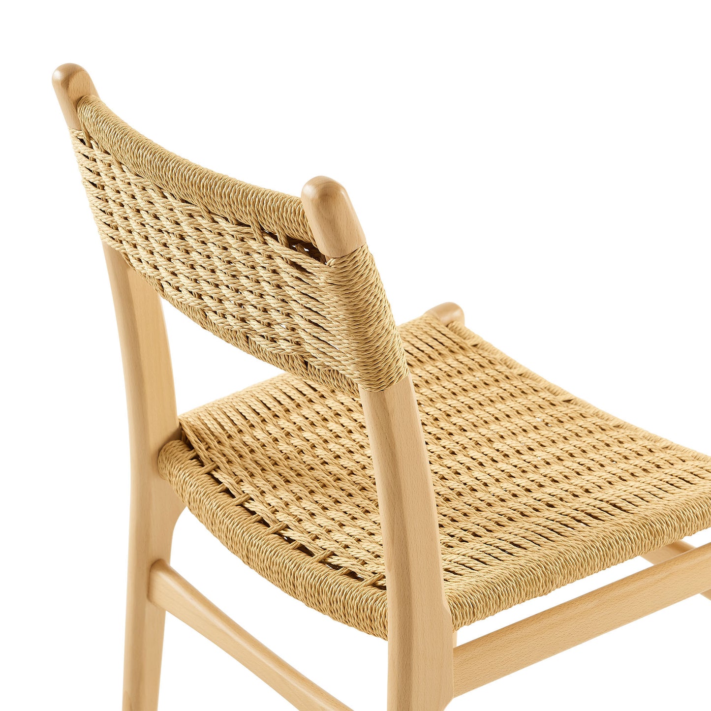 Wynn Rope and Wood Dining Side Chair by Modway