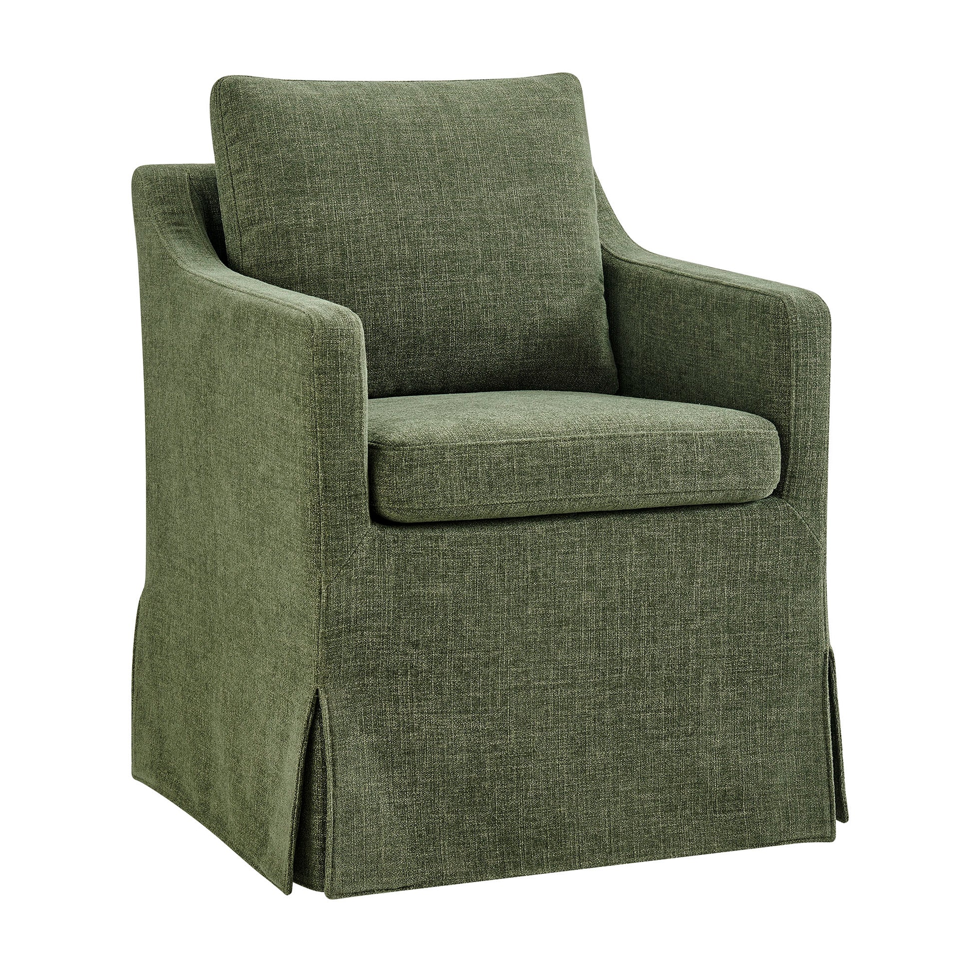 Serene Slipcovered Performance Fabric Dining Armchair by Modway