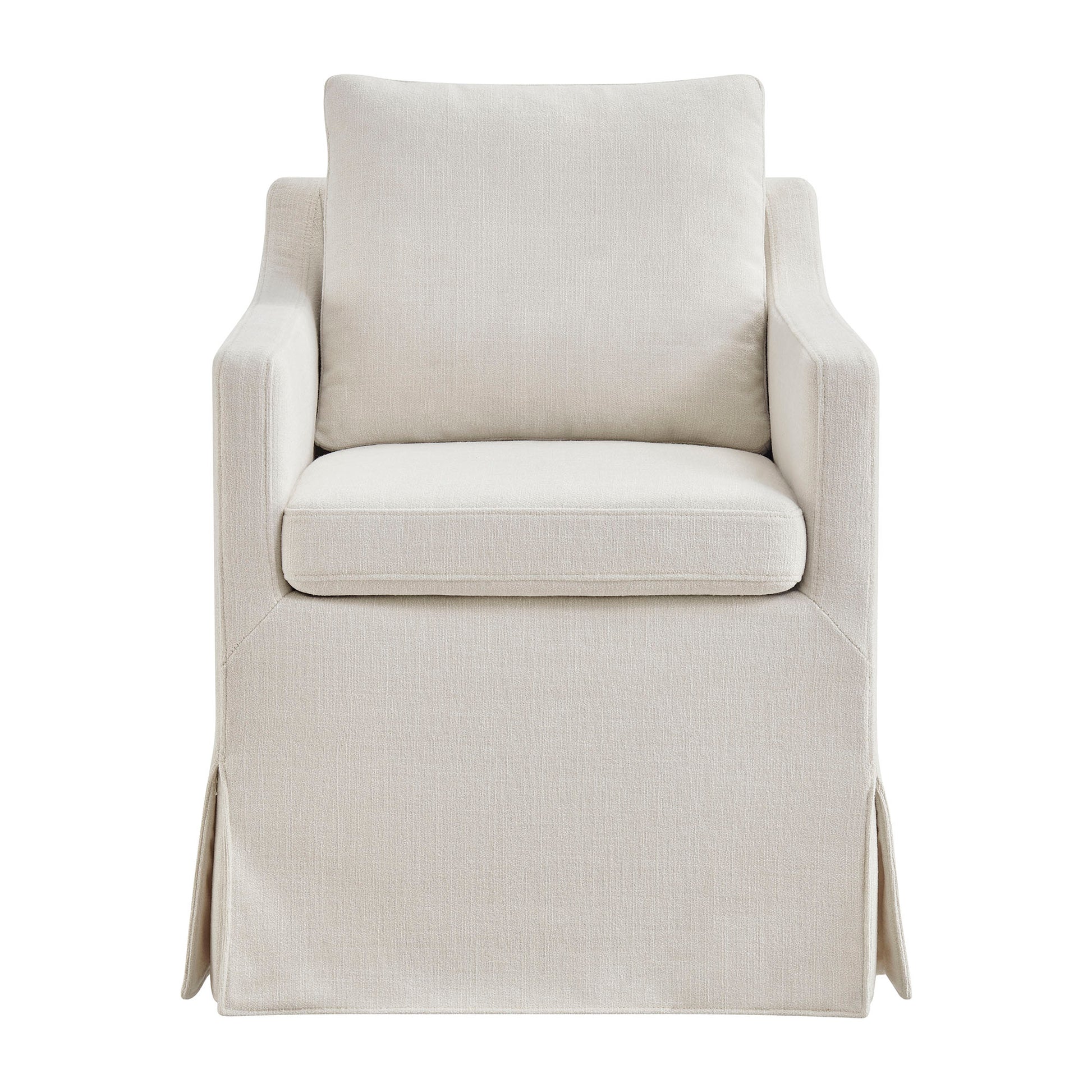 Serene Slipcovered Performance Fabric Dining Armchair by Modway
