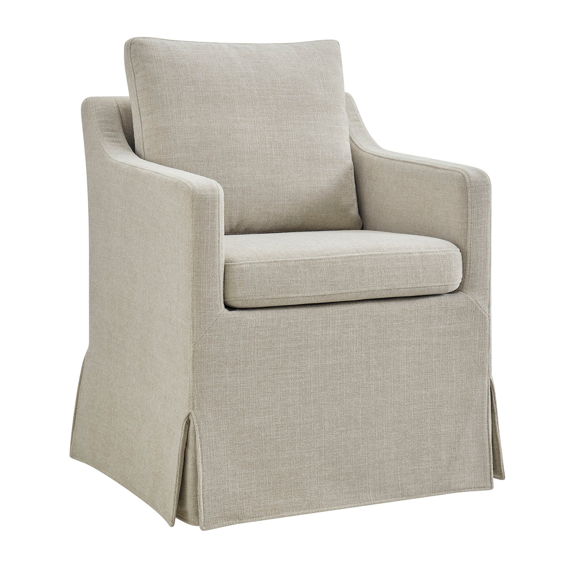 Serene Slipcovered Performance Fabric Dining Armchair by Modway