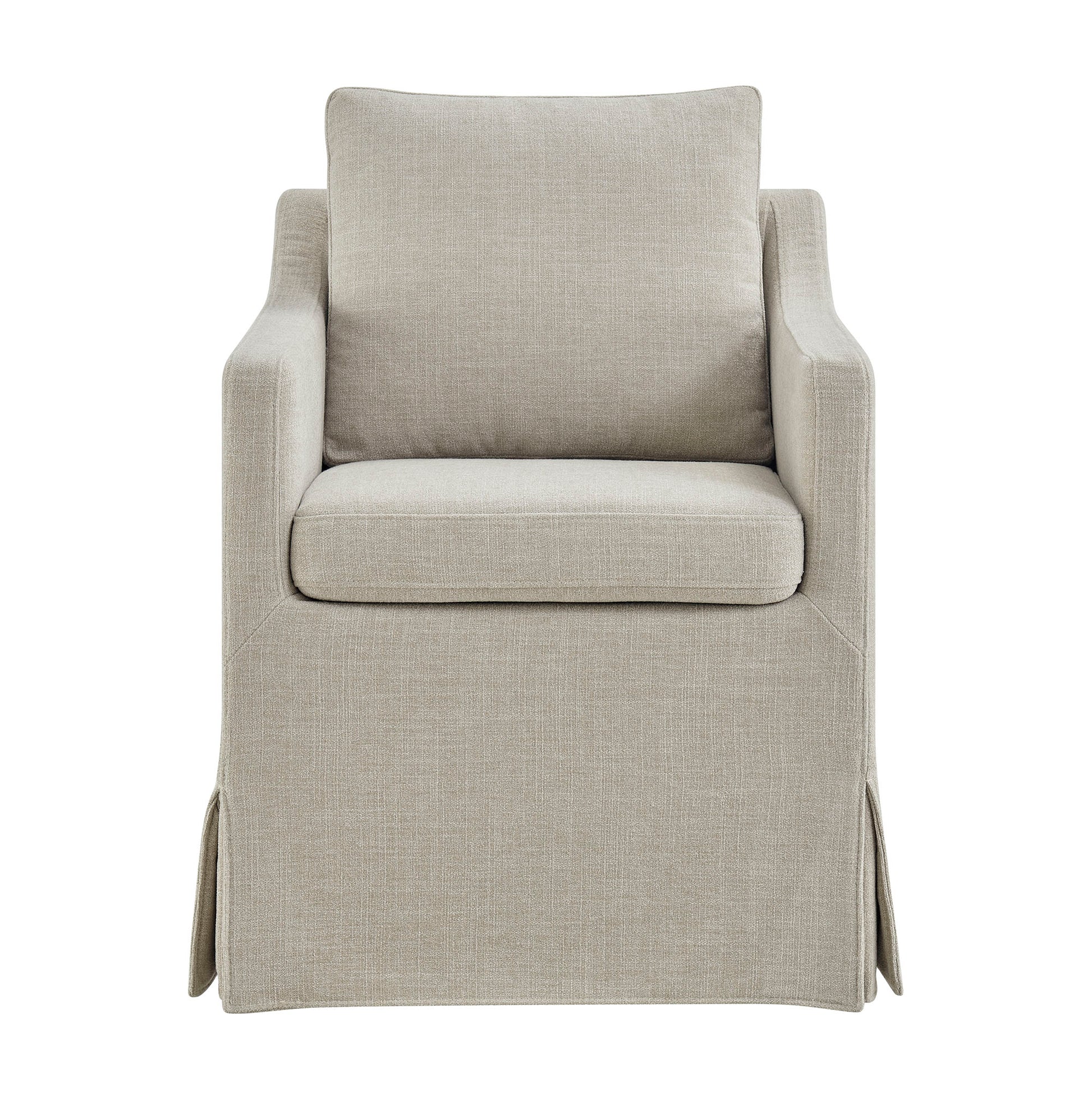 Serene Slipcovered Performance Fabric Dining Armchair by Modway