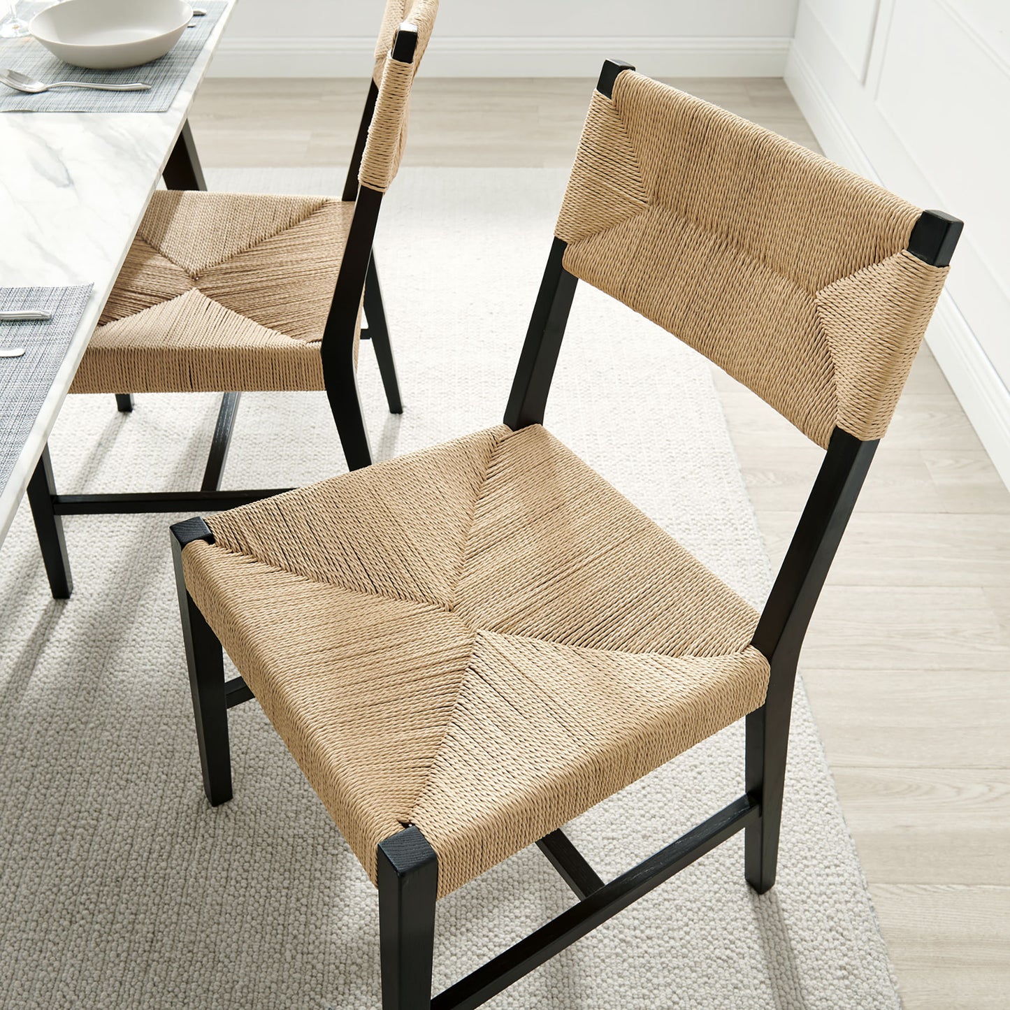 Bodie Wood Dining Chair Set of 2 by Modway