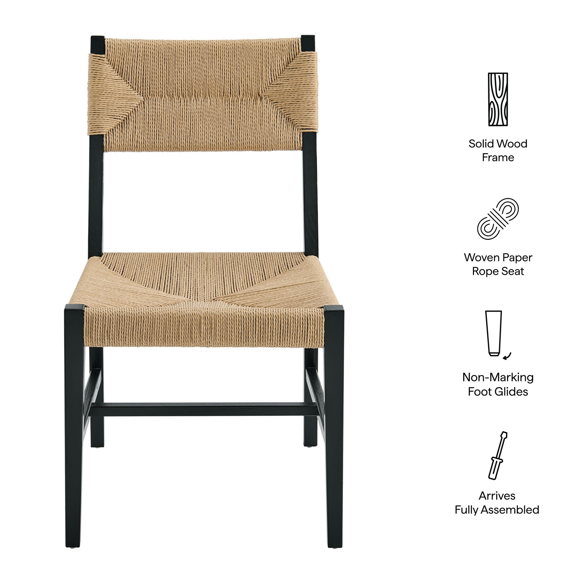 Bodie Wood Dining Chair Set of 2 by Modway