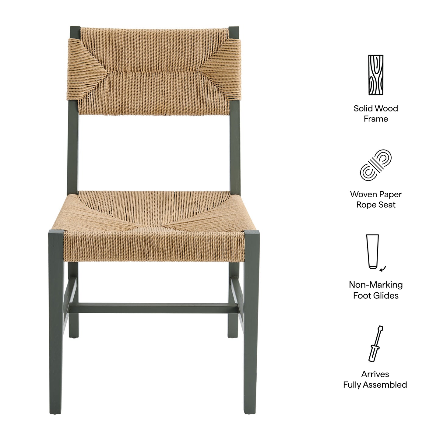 Bodie Wood Dining Chair Set of 2 by Modway