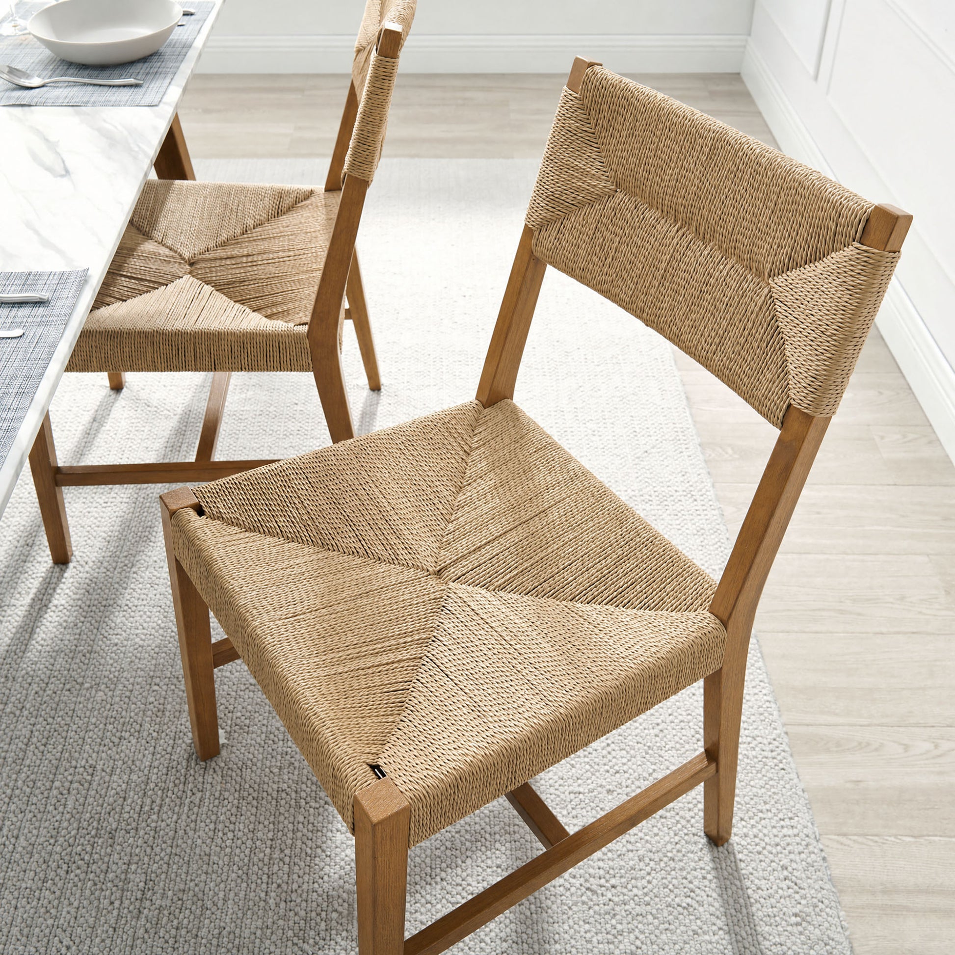 Bodie Wood Dining Chair Set of 2 by Modway