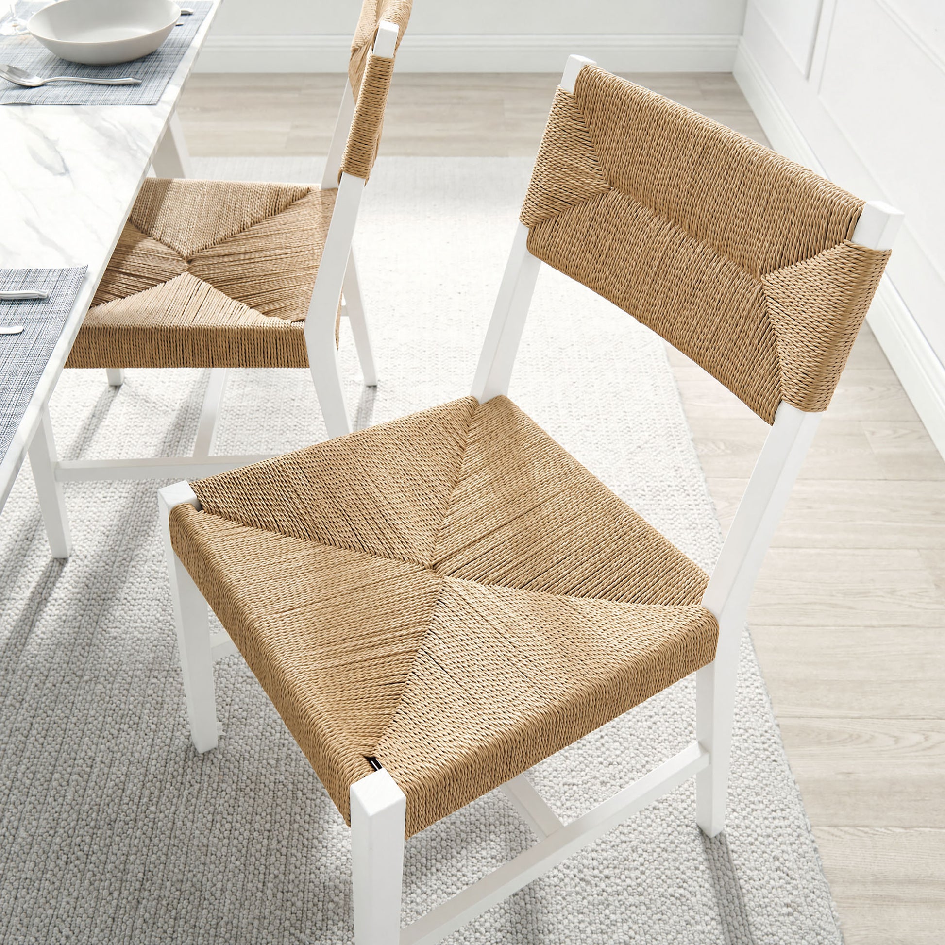 Bodie Wood Dining Chair Set of 2 by Modway