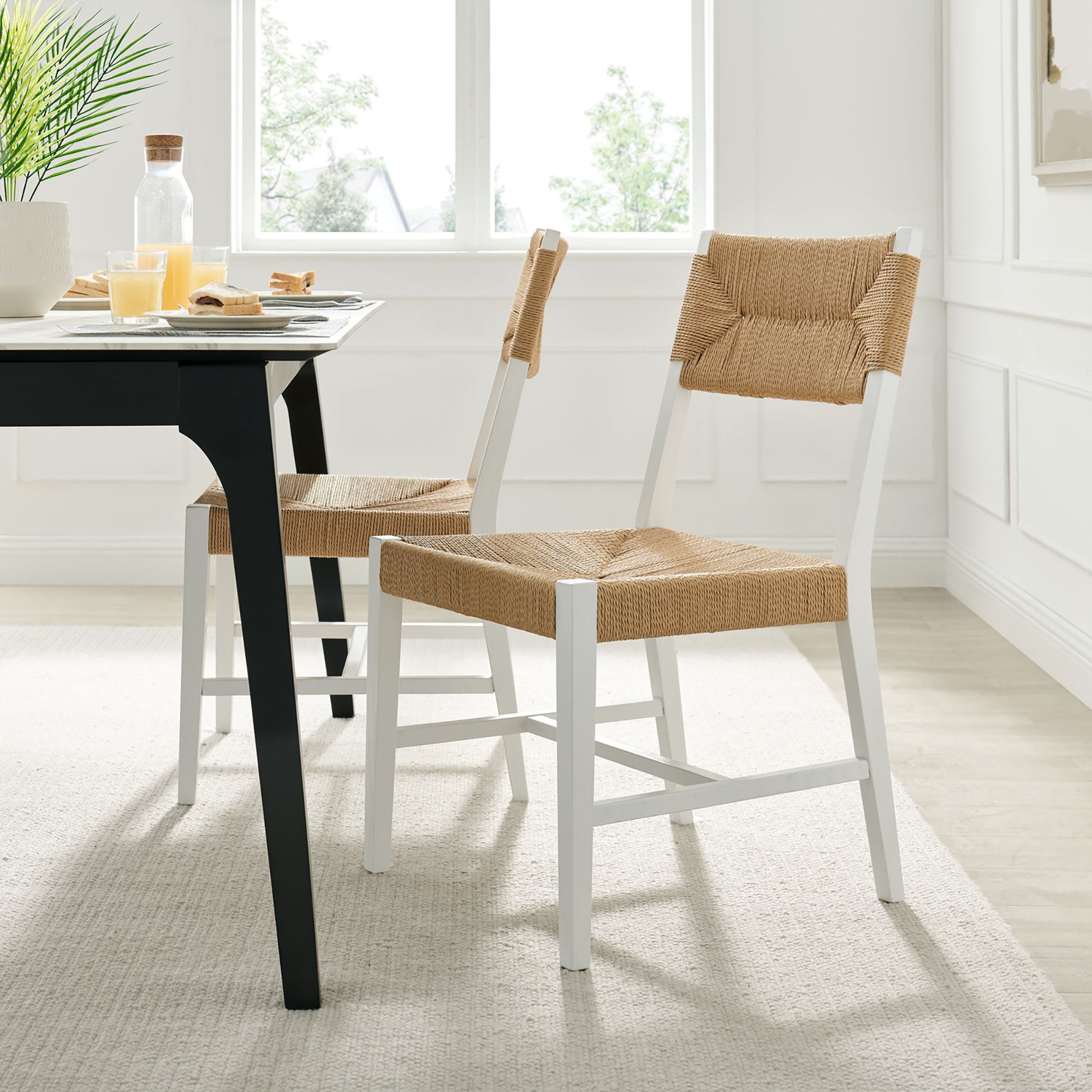 Bodie Wood Dining Chair Set of 2 by Modway