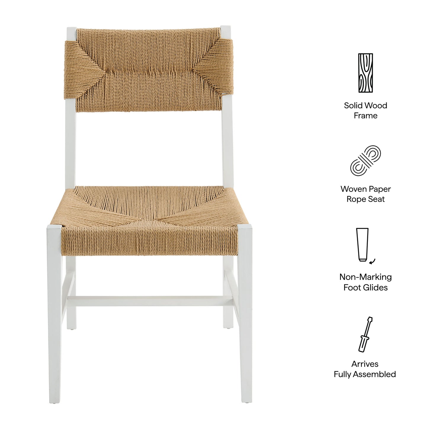 Bodie Wood Dining Chair Set of 2 by Modway