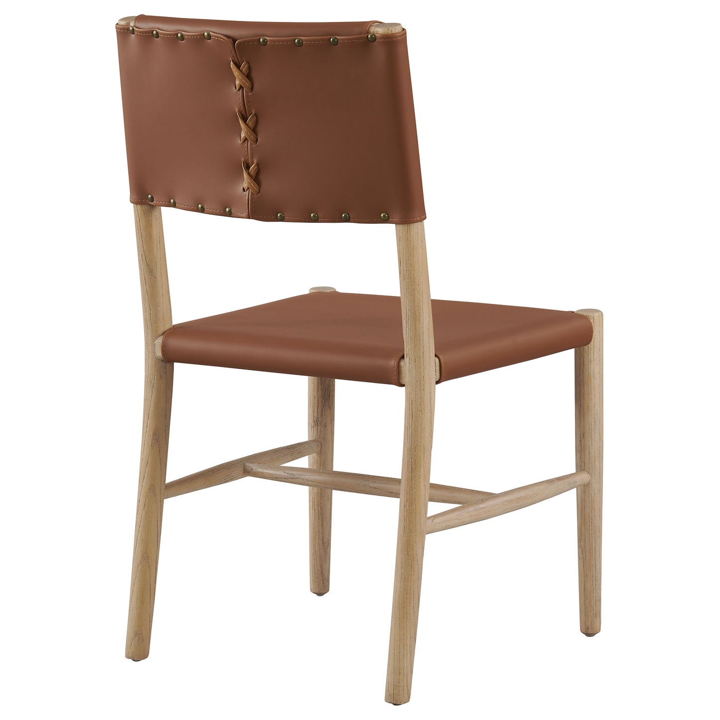 Dover Wood Vegan Leather Dining Side Chair by Modway