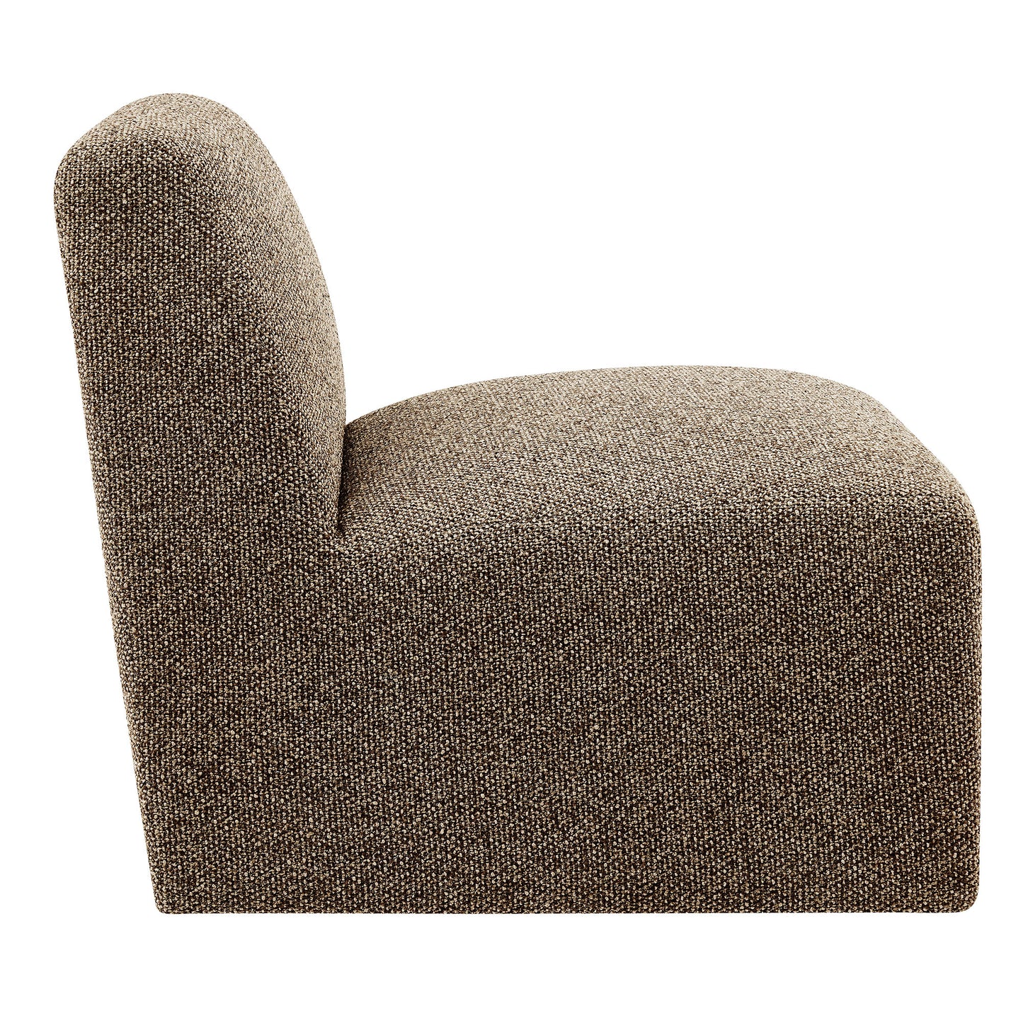 Amita Lattice Boucle Upholstered Armless Accent Chair by Modway