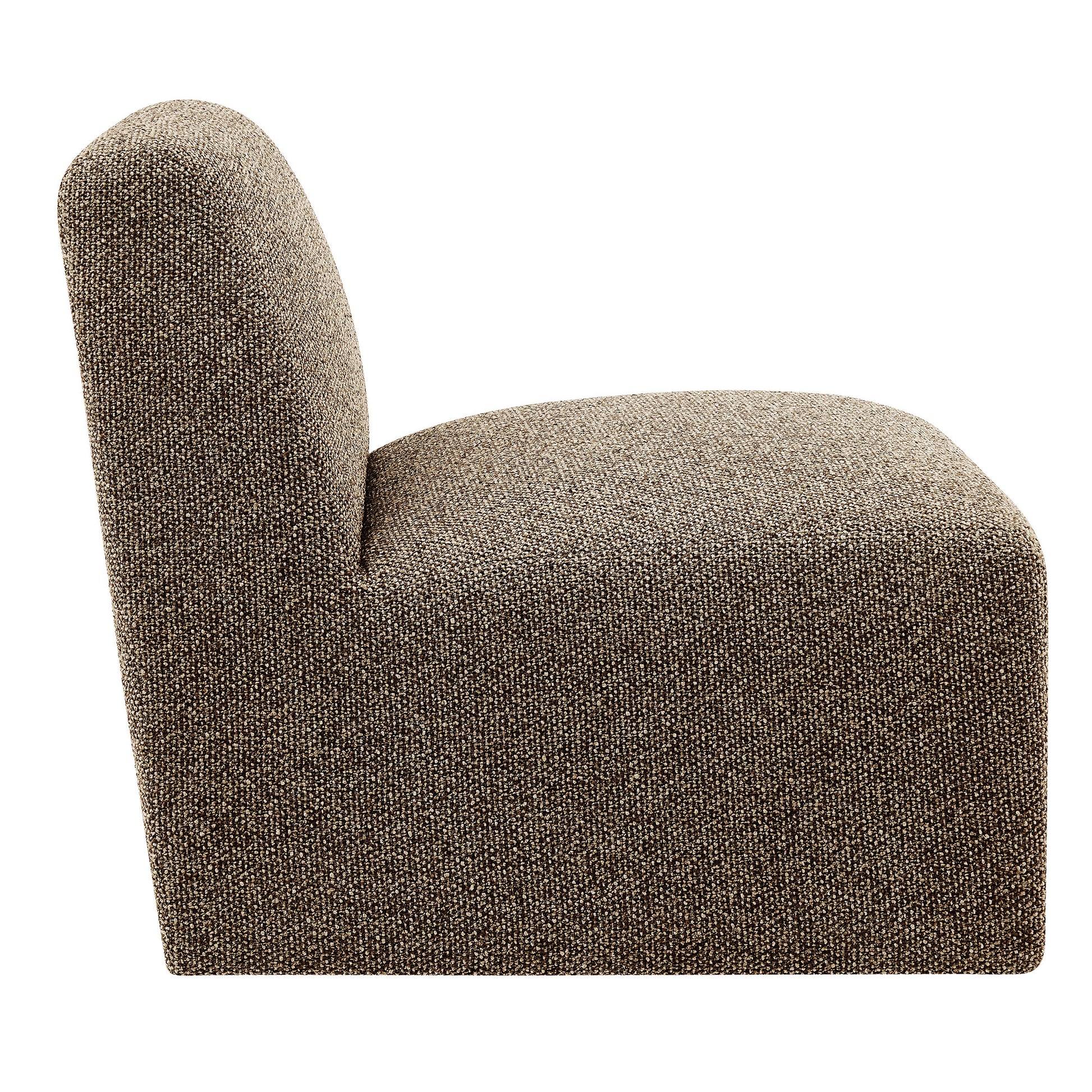 Amita Lattice Boucle Upholstered Armless Accent Chair by Modway