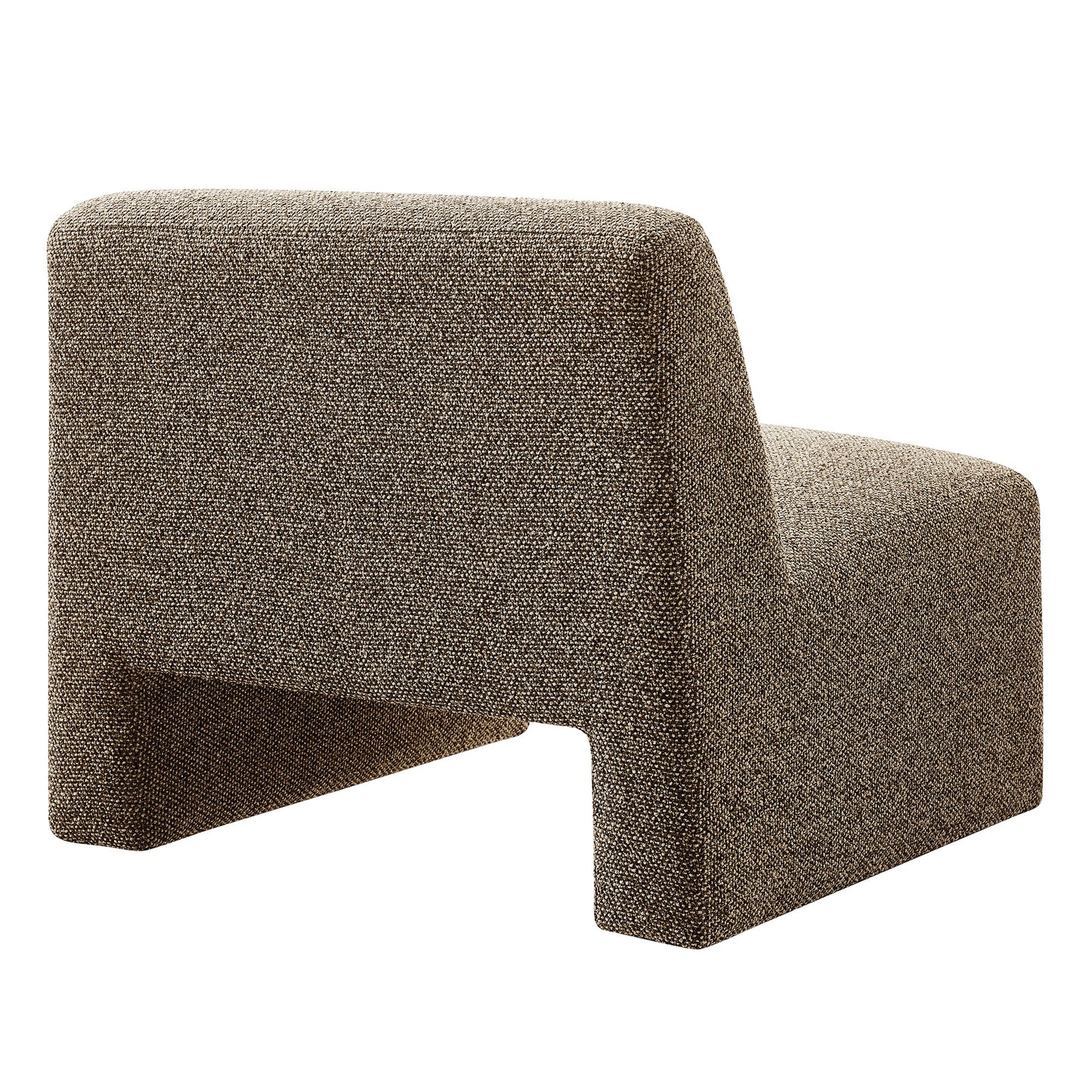 Amita Lattice Boucle Upholstered Armless Accent Chair by Modway
