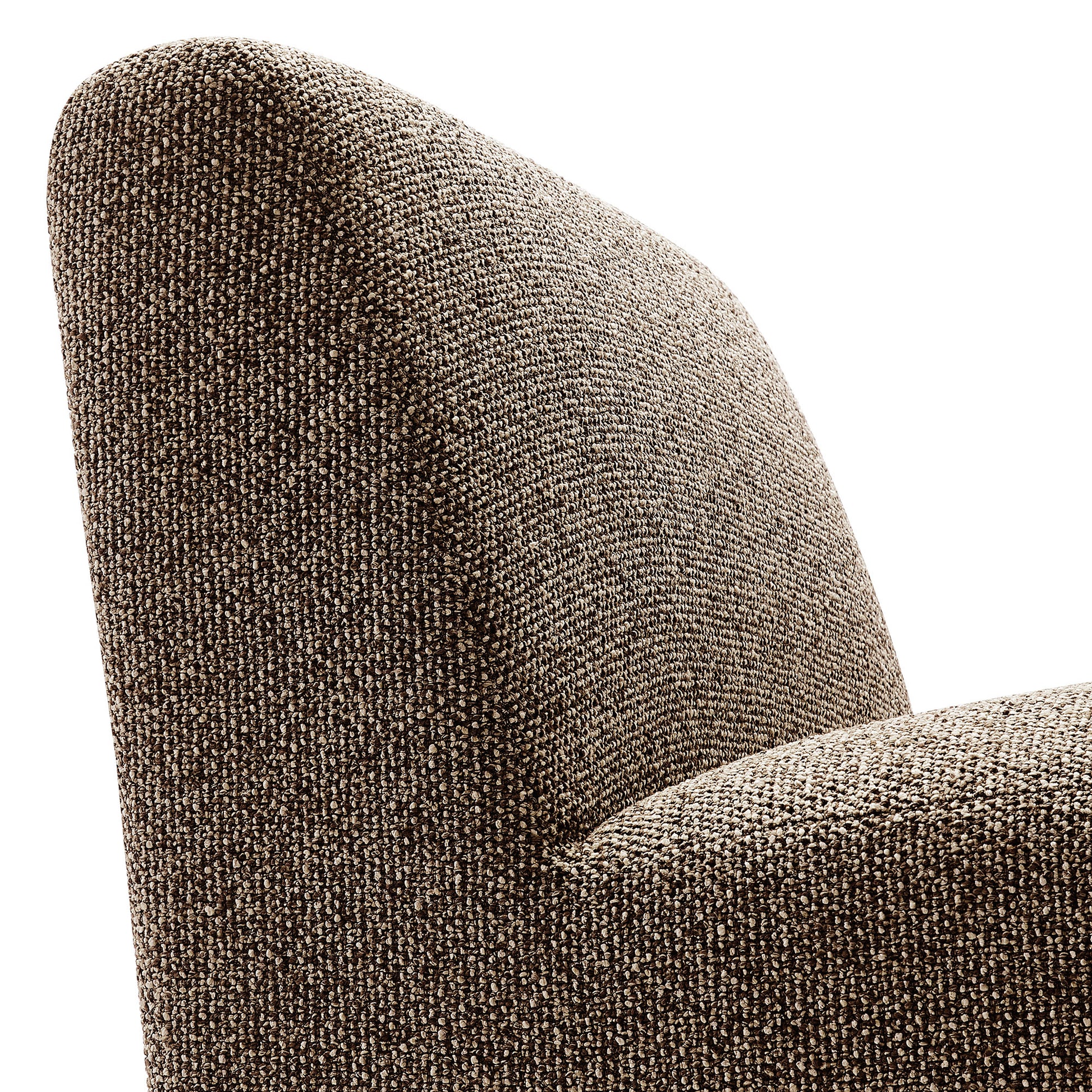Amita Lattice Boucle Upholstered Armless Accent Chair by Modway
