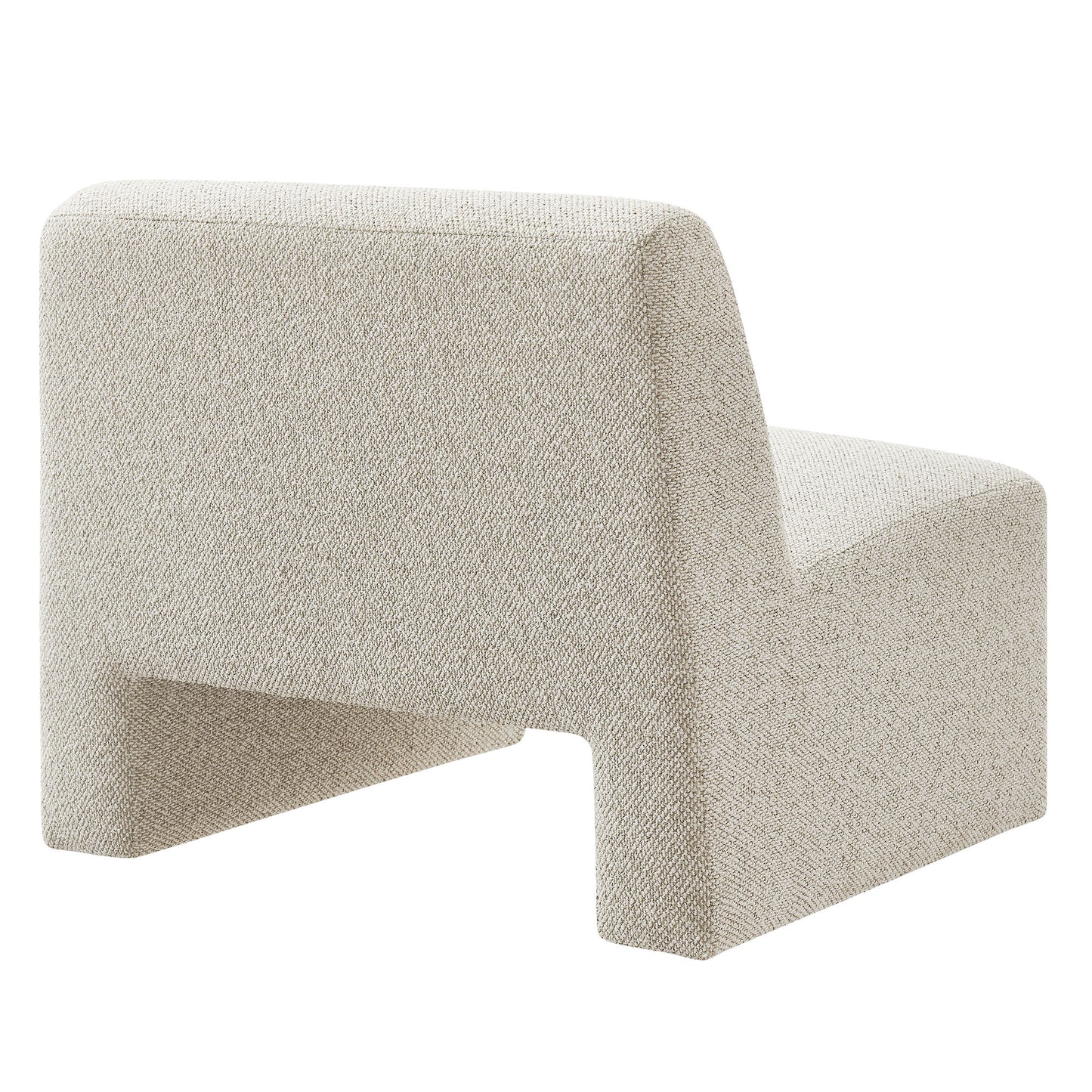 Amita Lattice Boucle Upholstered Armless Accent Chair by Modway