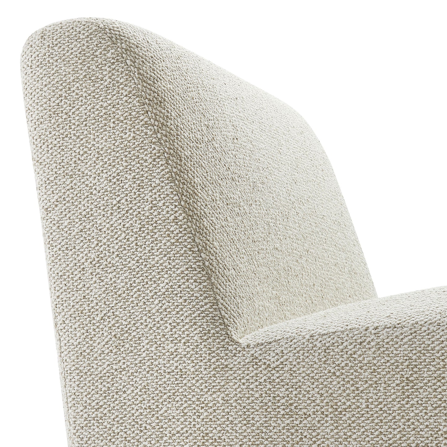 Amita Lattice Boucle Upholstered Armless Accent Chair by Modway