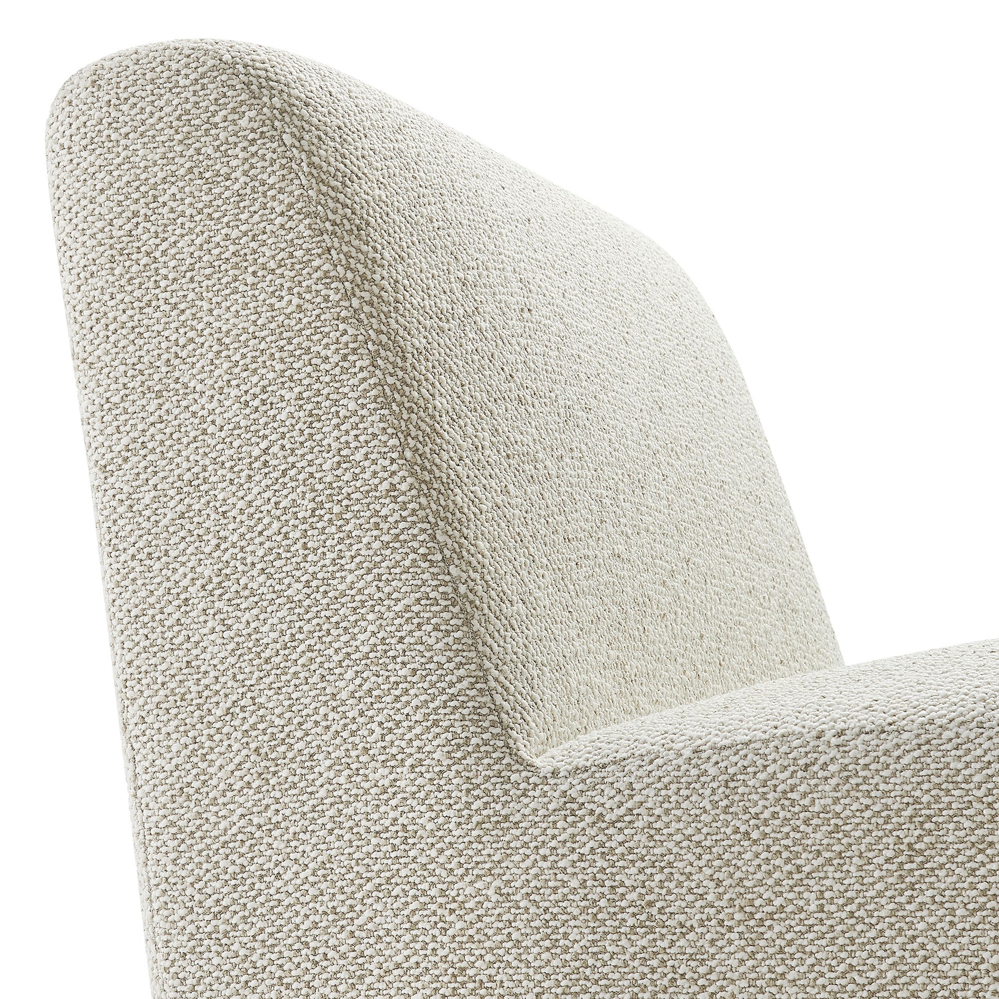 Amita Lattice Boucle Upholstered Armless Accent Chair by Modway
