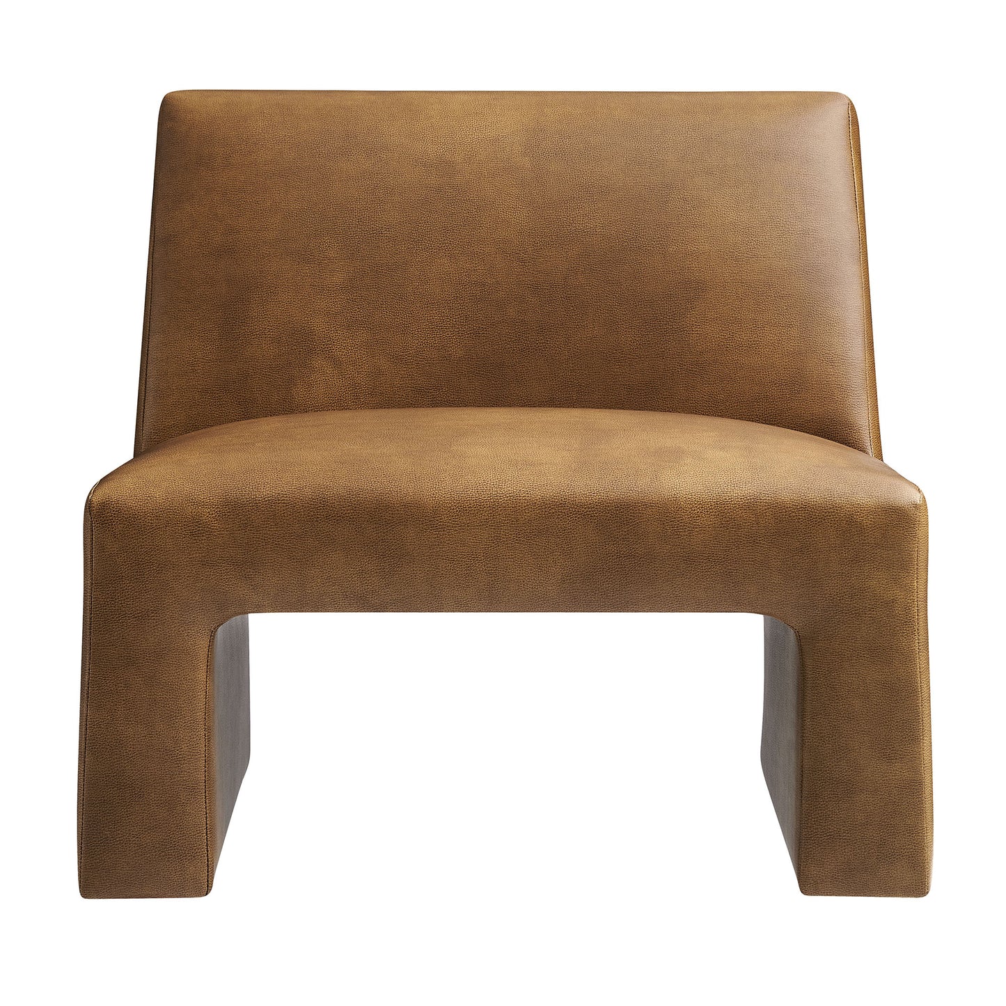 Amita Vegan Leather Armless Accent Chair by Modway