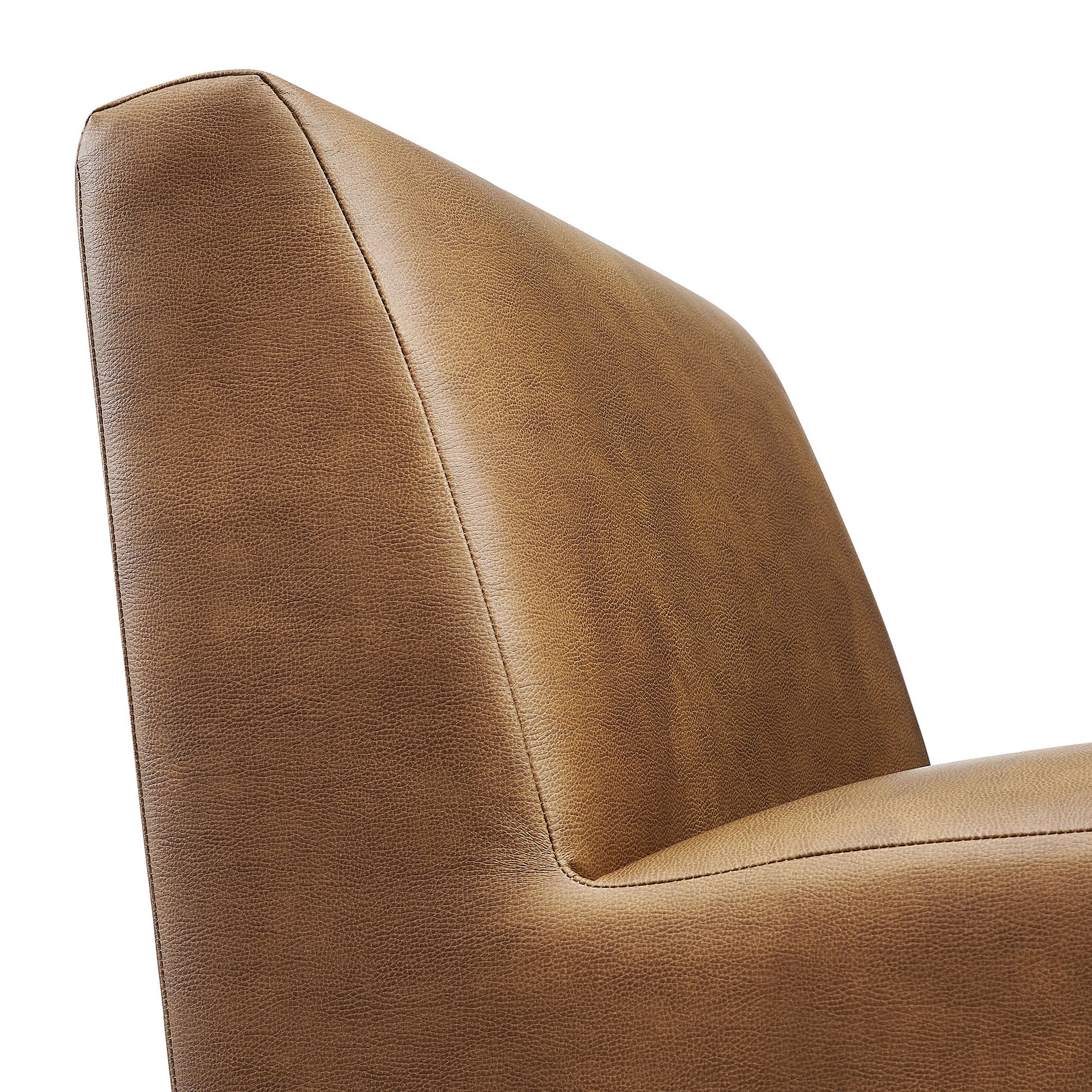 Amita Vegan Leather Armless Accent Chair by Modway