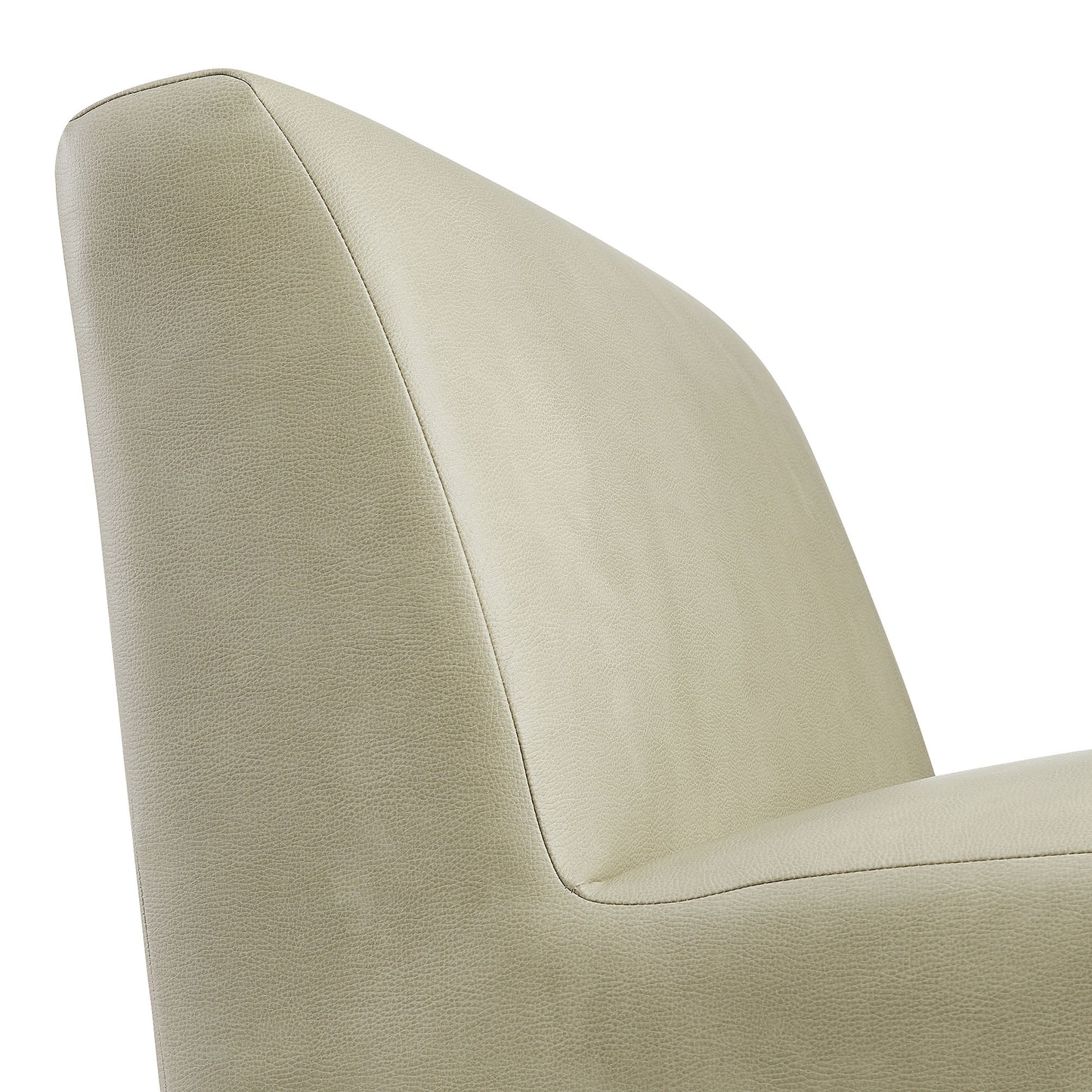Amita Vegan Leather Armless Accent Chair by Modway