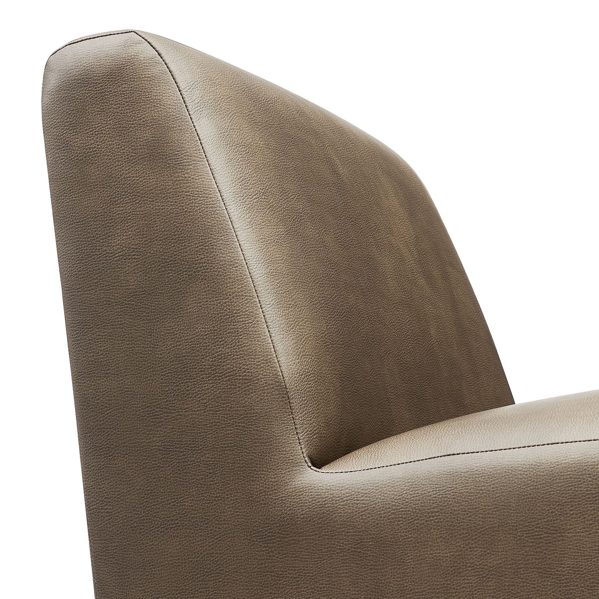 Amita Vegan Leather Armless Accent Chair by Modway