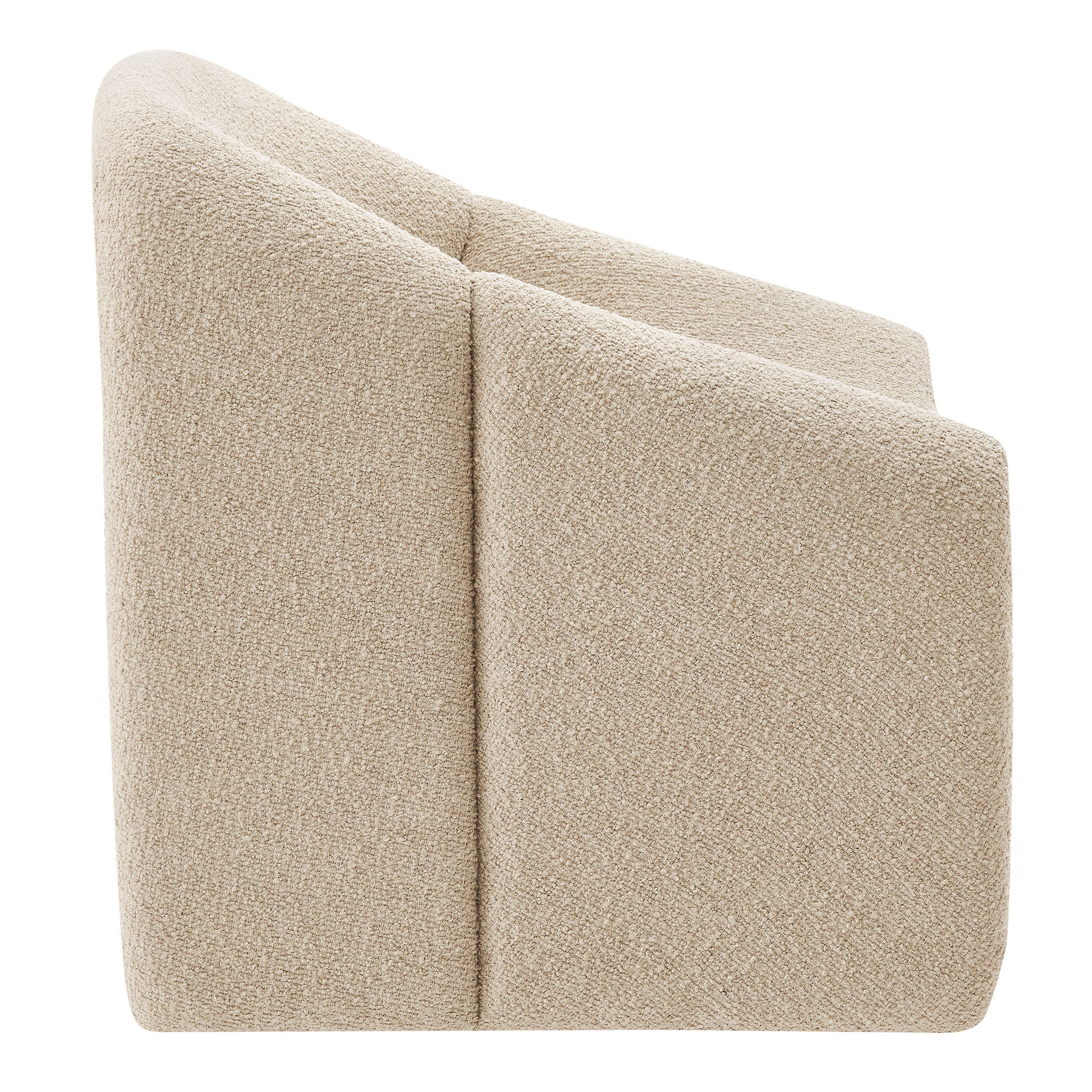 Vivi Looped Textural Fabric Curved Arm Accent Chair by Modway
