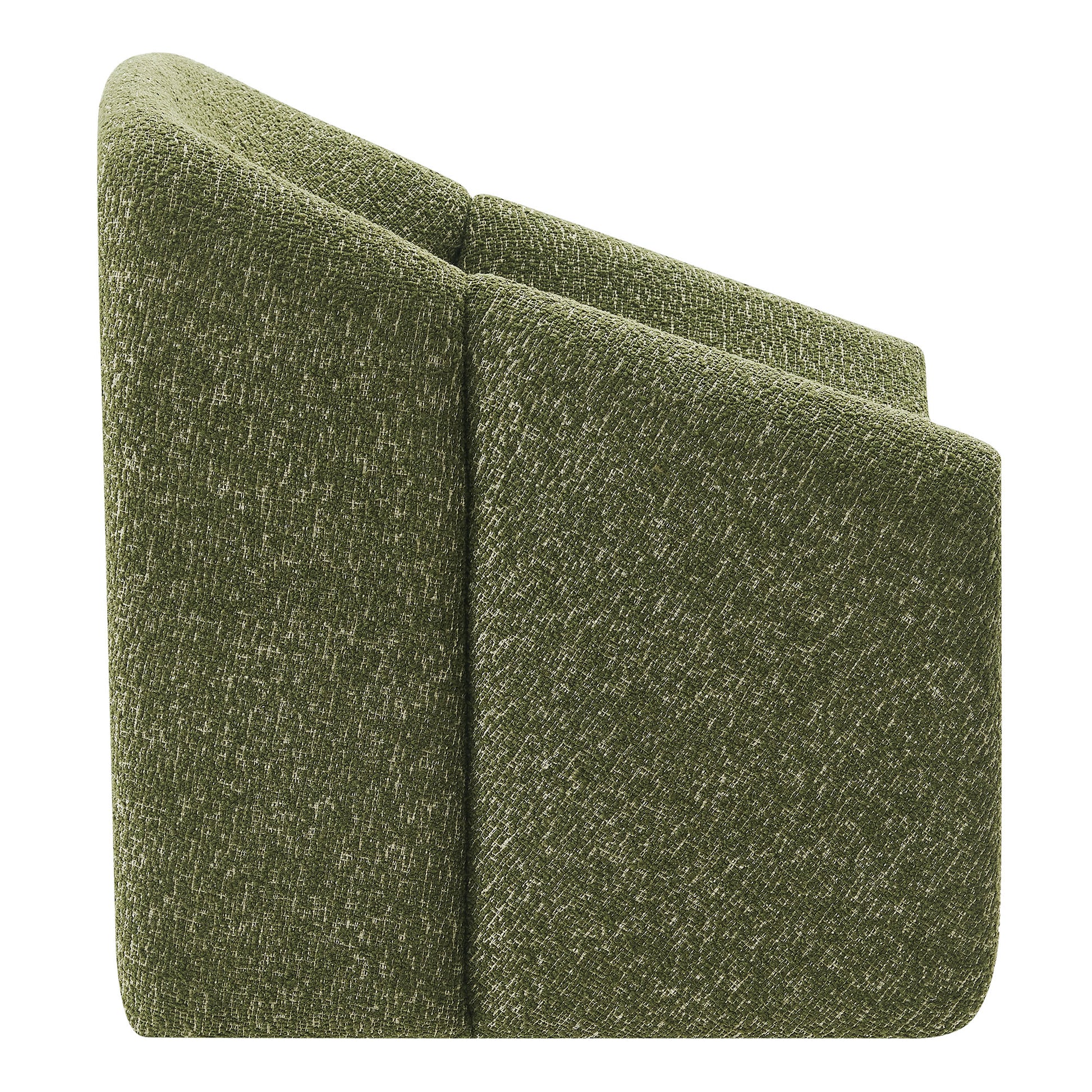 Vivi Looped Textural Fabric Curved Arm Accent Chair by Modway