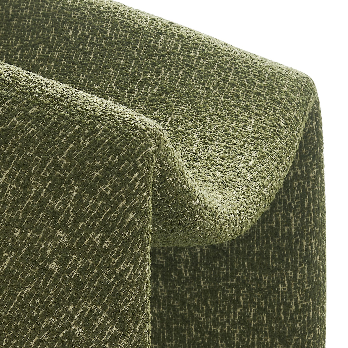 Vivi Looped Textural Fabric Curved Arm Accent Chair by Modway