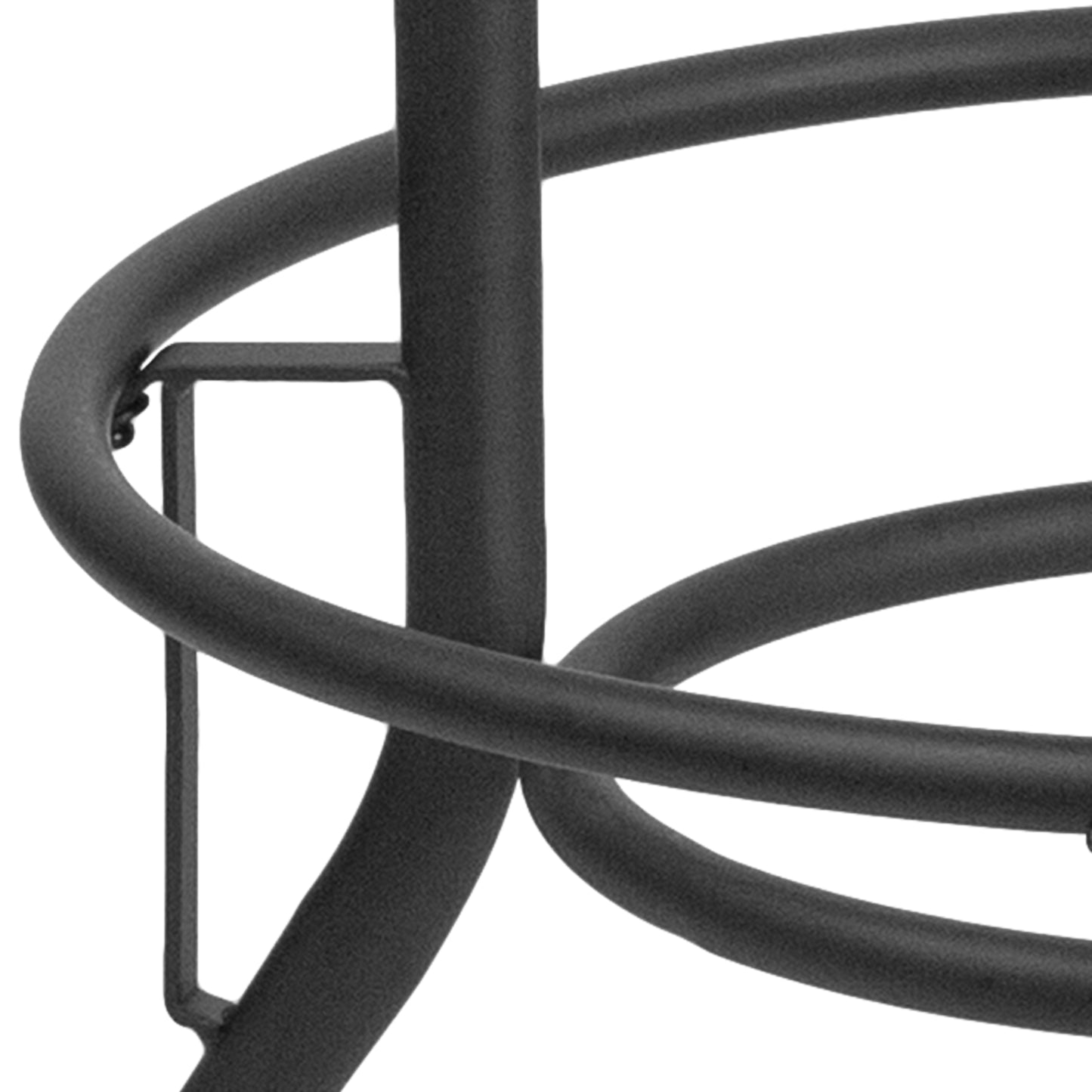 Carrington 30'' Barstool with Swivel Lift Black LeatherSoft Seat Black