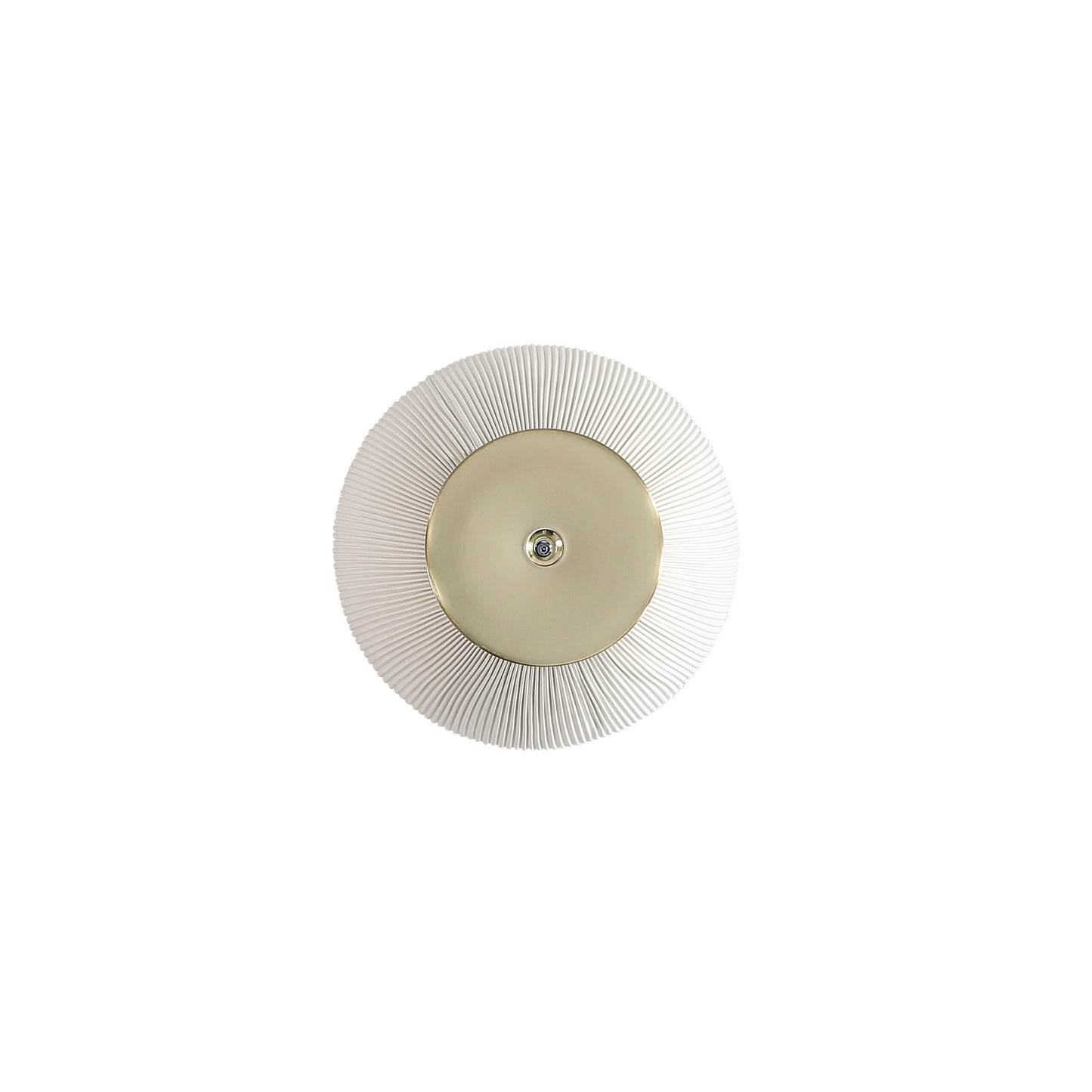 Manhattan Comfort Modern Anderson End Table 2.0 Upholstered in Cream Leatherette with Ceramic Faux Marble Tabletop ET005-CR