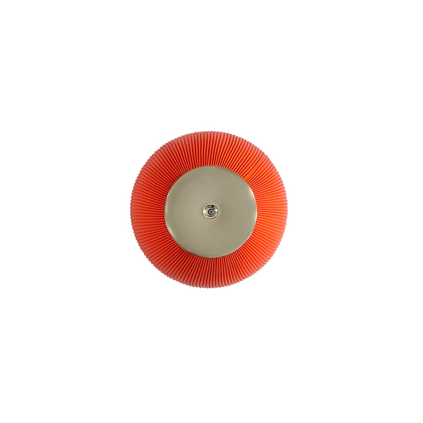 Anderson Modern Sintered Stone Top Upholstered End Table in Orange ET005-OR