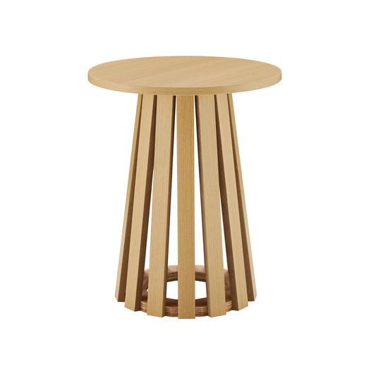 Layla Scandinavian Modern End Table in Light Oak ET012-NA