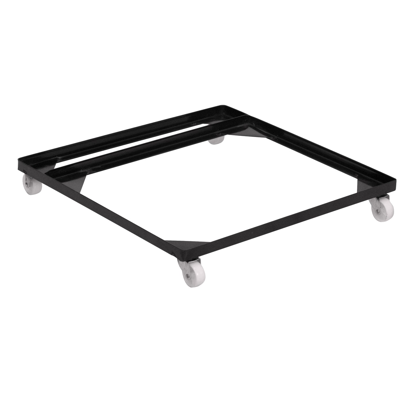 HERCULES Series Steel Stack Chair and Church Chair Dolly Black