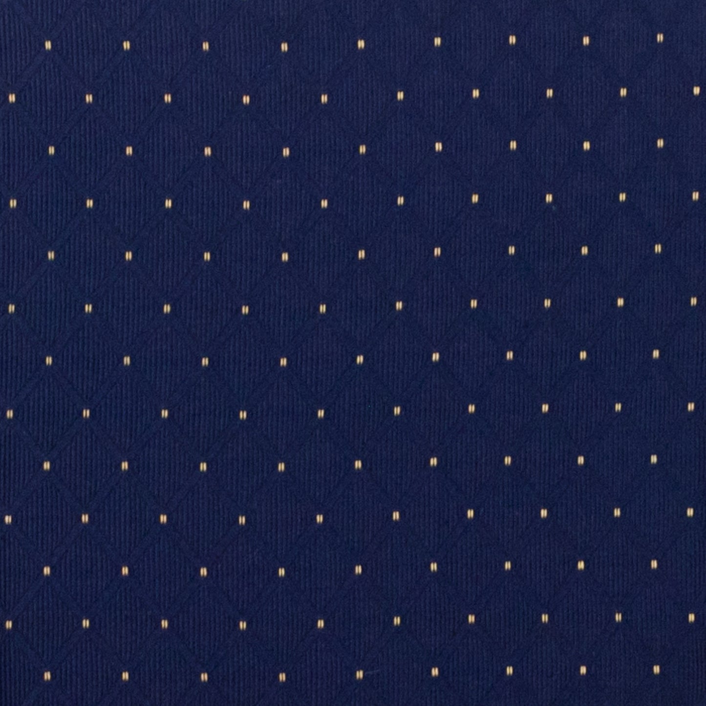 HERCULES Series Crown Back Stacking Banquet Chair in Navy Blue Dot Patterned Fabric - Gold Vein Frame Navy Blue Dot Patterned Fabric/Gold Vein Frame