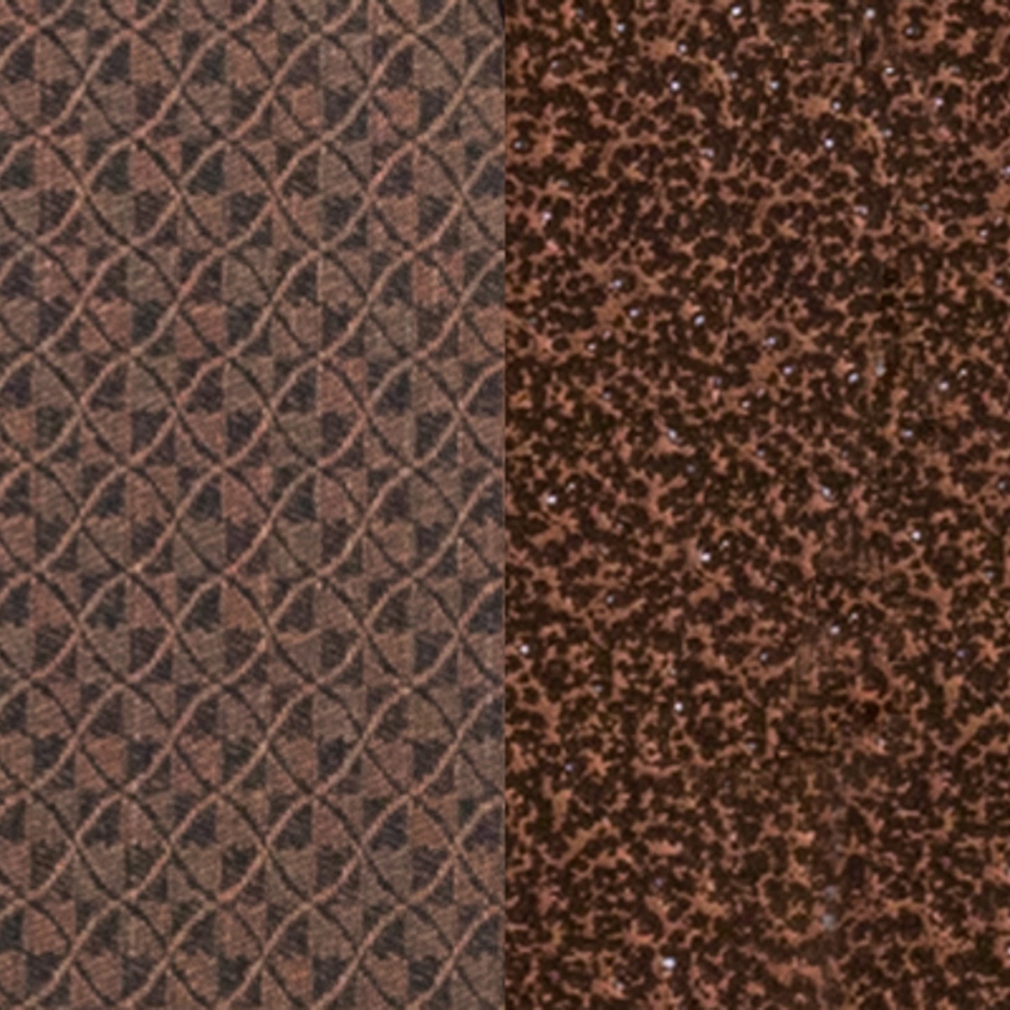 HERCULES Series Teardrop Back Stacking Banquet Chair in Brown Patterned Fabric - Copper Vein Frame Brown Patterned Fabric/Copper Vein Frame FD-C04-COPPER-008-T-02-GG