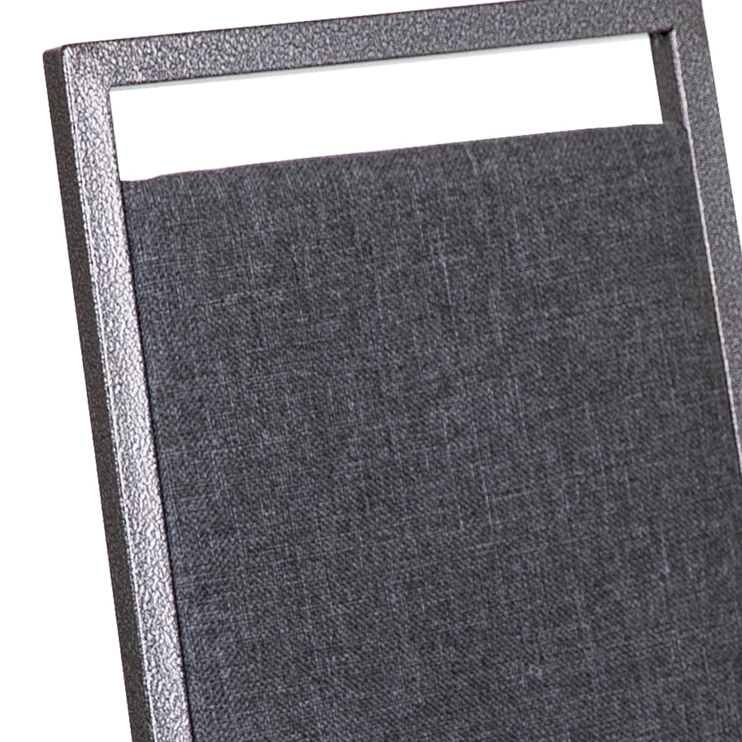 HERCULES Series Square Back Stacking Banquet Chair in Dark Gray Fabric with Silvervein Frame Dark Gray Fabric/Silver Vein Frame FD-LUX-SIL-DKGY-GG