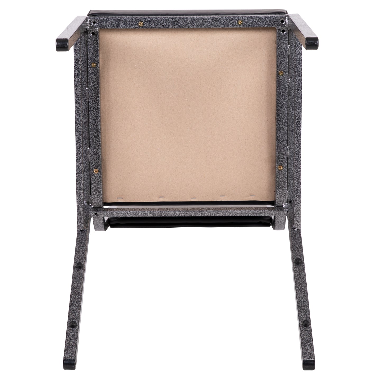 HERCULES Series Square Back Stacking Banquet Chair in Dark Gray Fabric with Silvervein Frame Dark Gray Fabric/Silver Vein Frame FD-LUX-SIL-DKGY-GG