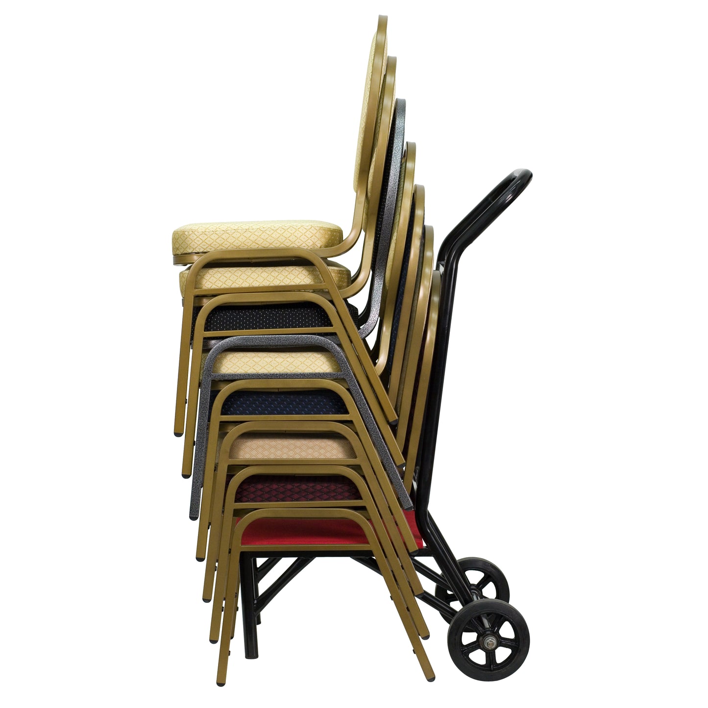 Theresa Banquet Chair / Stack Chair Dolly Black