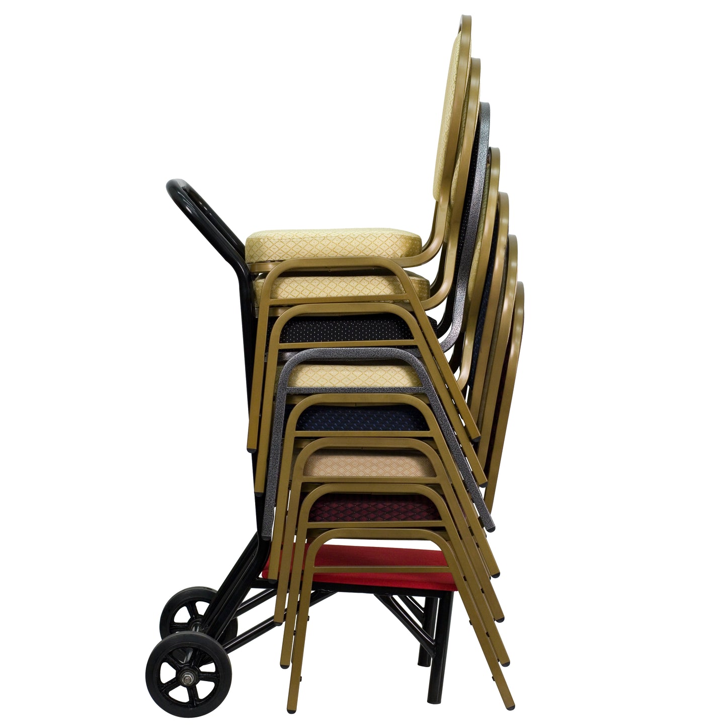 Theresa Banquet Chair / Stack Chair Dolly Black
