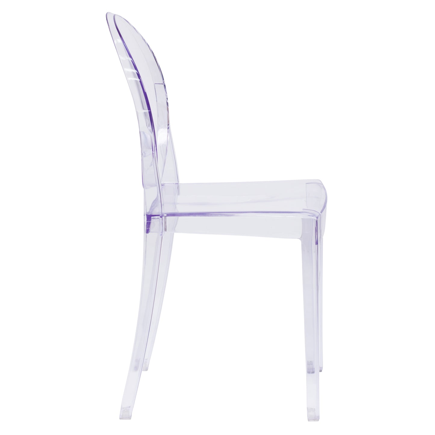 Cheryl Ghost Side Chair in Transparent Crystal Clear