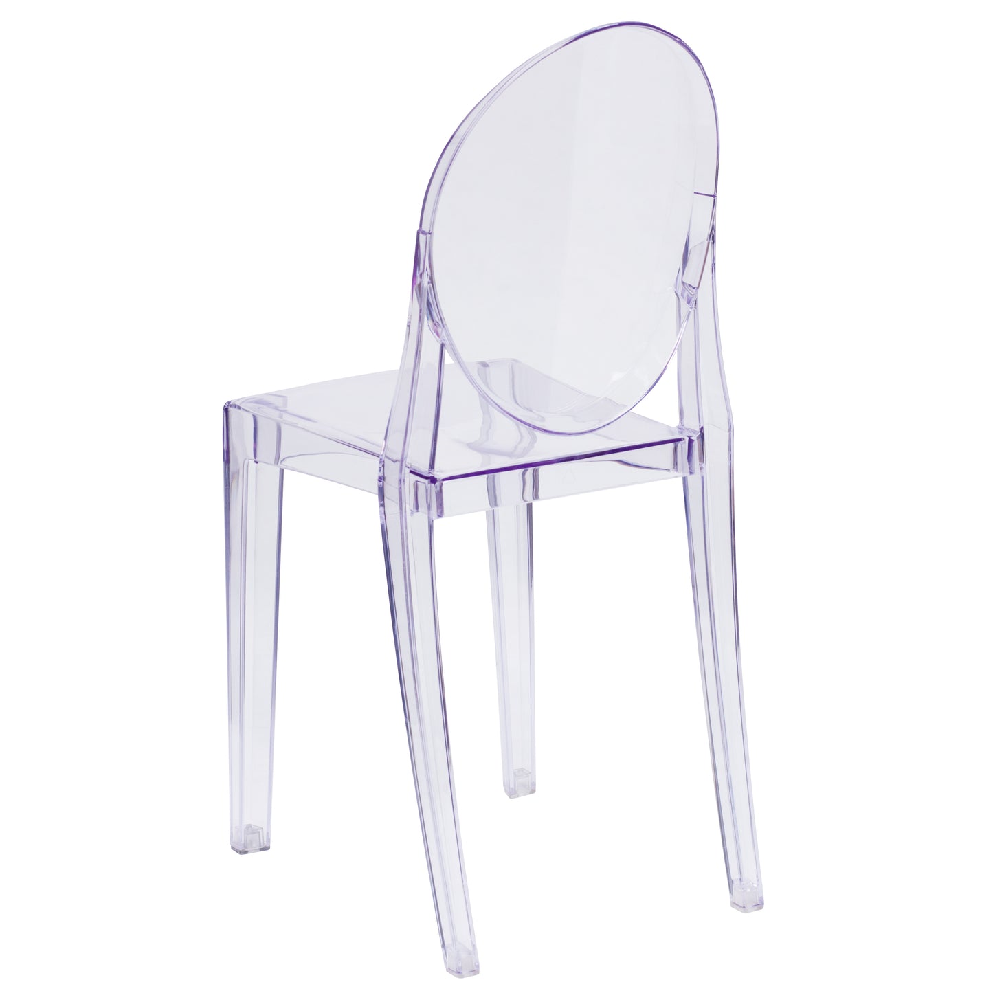 Cheryl Ghost Side Chair in Transparent Crystal Clear
