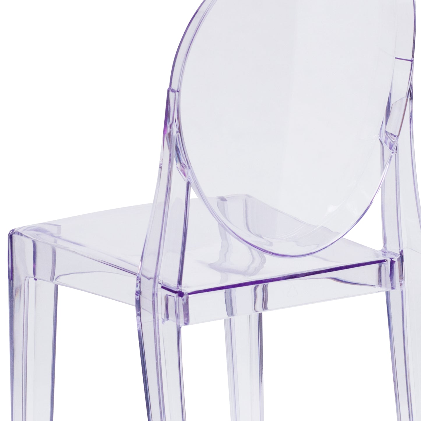 Cheryl Ghost Side Chair in Transparent Crystal Clear