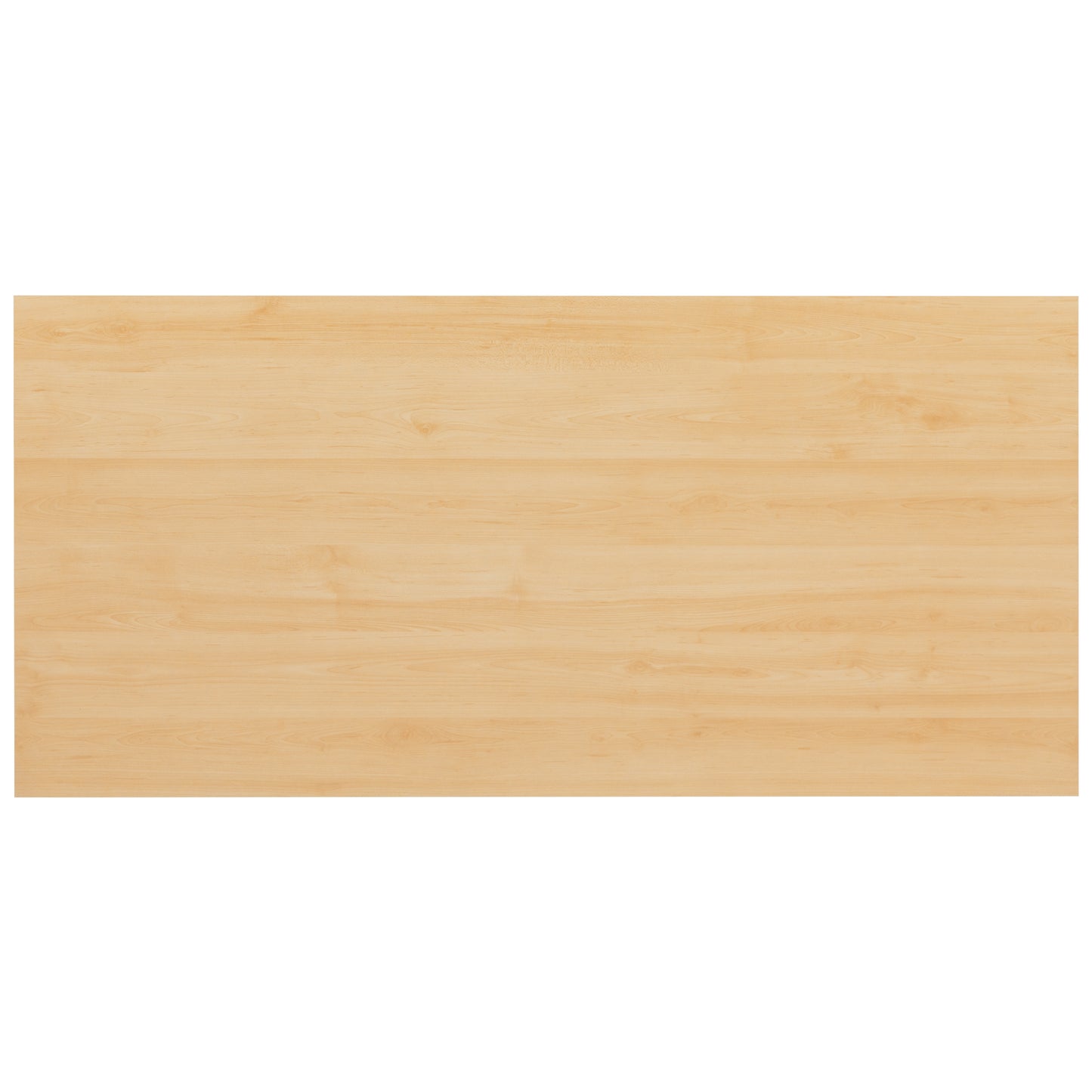 Tiverton Industrial Modern Desk - Commercial Grade Office Computer Desk and Home Office Desk - 47" Long (Maple/Black) Maple Top/Black Frame