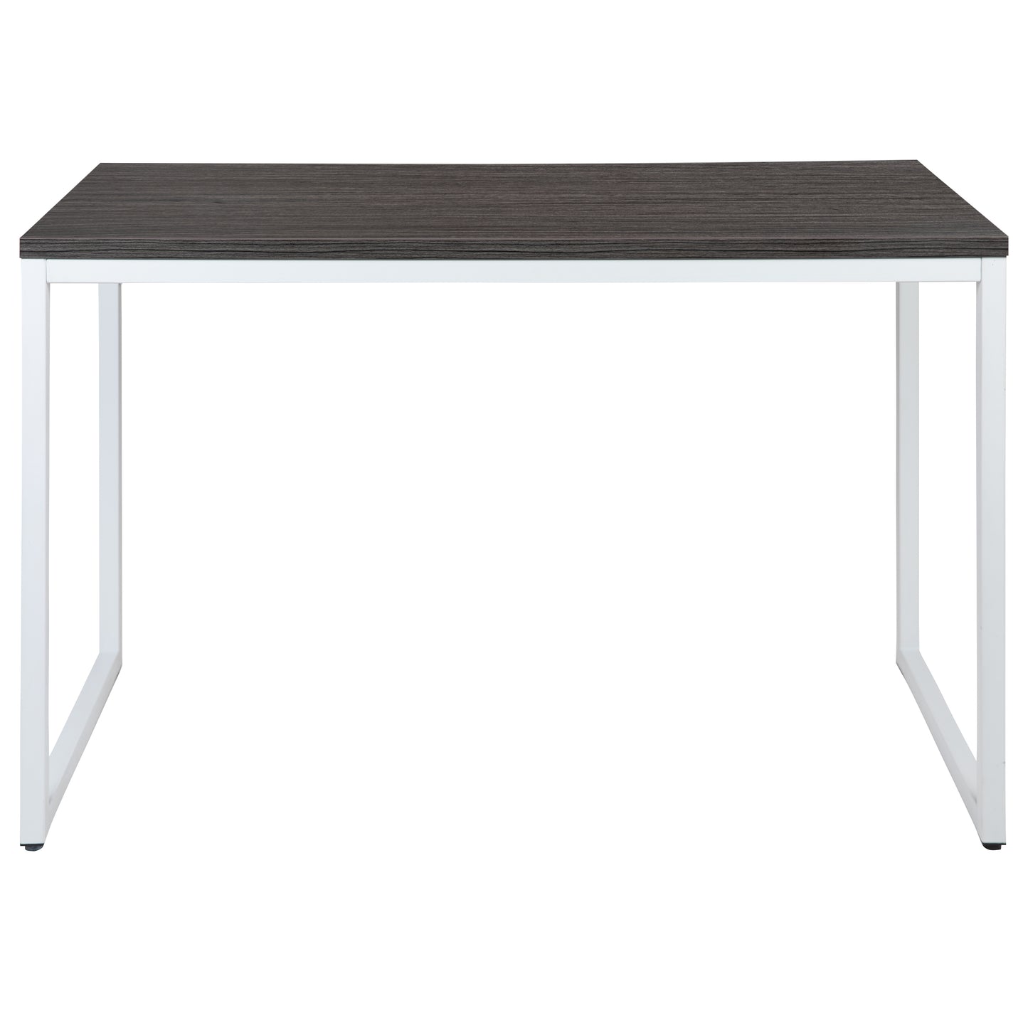 Kimberly Tiverton Industrial Modern Desk - Commercial Grade Office Computer Desk and Home Office Desk - 47" Long (Rustic Gray/White) Rustic Gray Top/White Frame