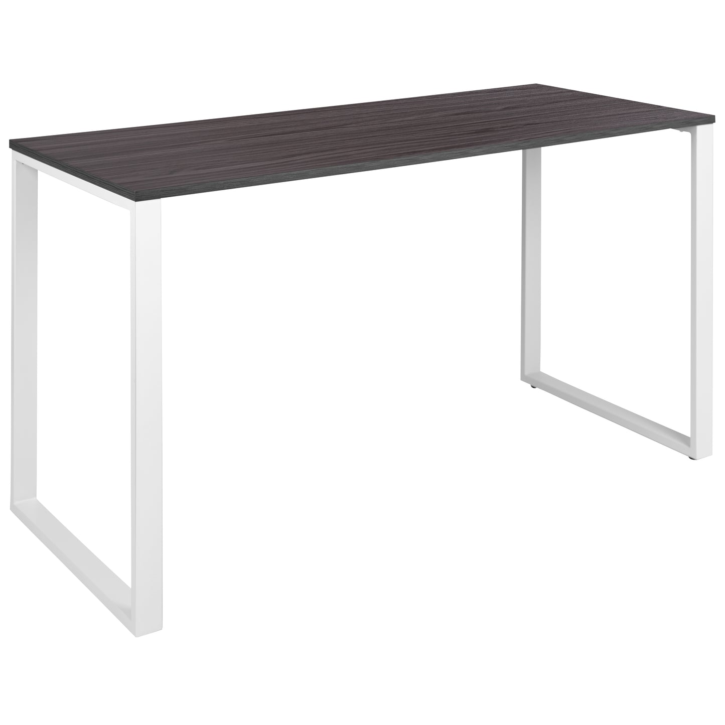 Kimberly Modern Commercial Grade Desk Industrial Style Computer Desk Sturdy Home Office Desk - 55"L - Rustic Gray Rustic Gray