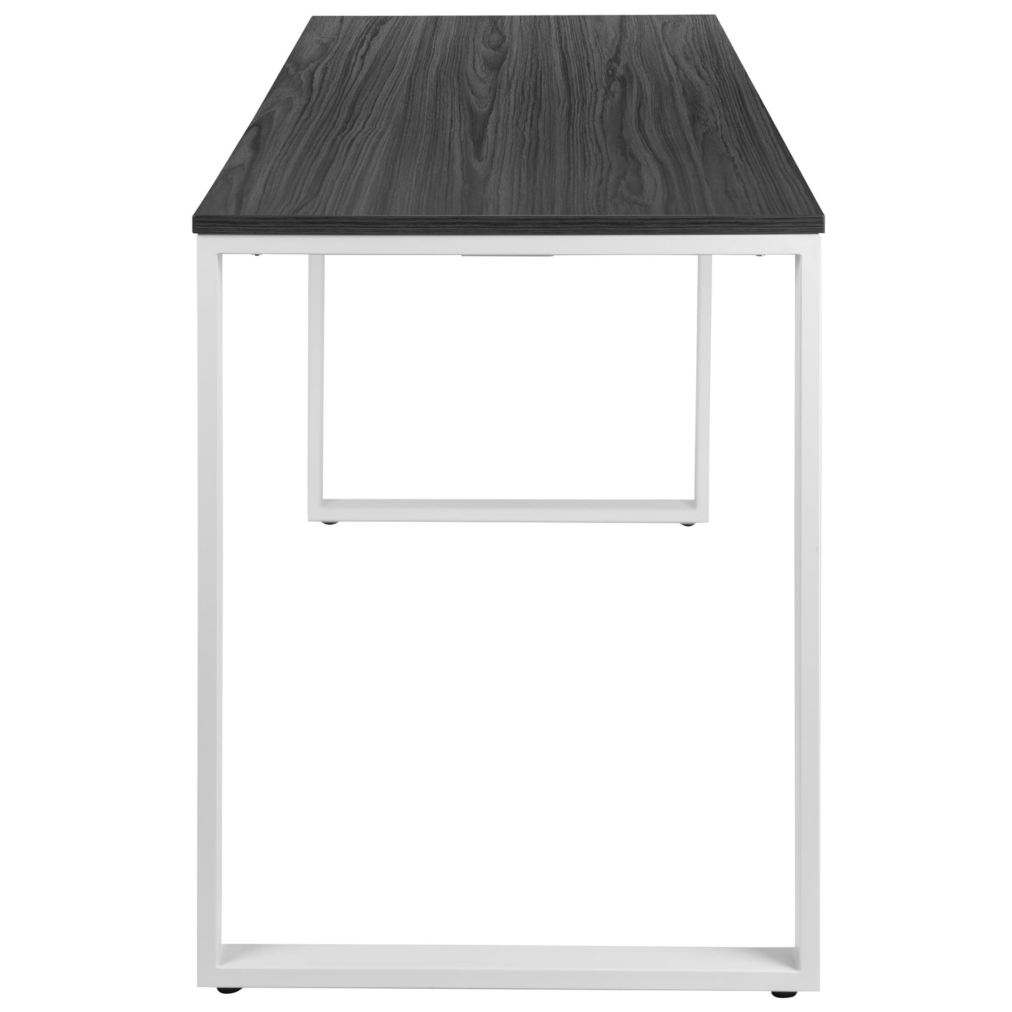 Kimberly Modern Commercial Grade Desk Industrial Style Computer Desk Sturdy Home Office Desk - 55"L - Rustic Gray Rustic Gray