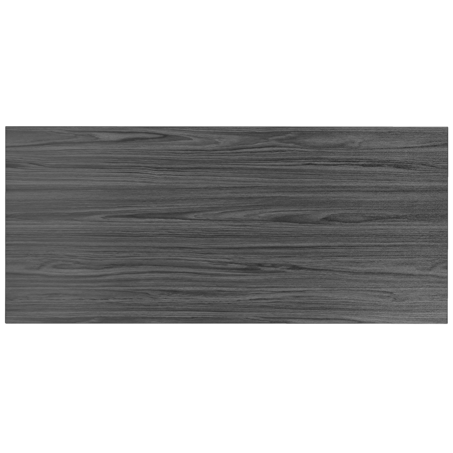 Kimberly Modern Commercial Grade Desk Industrial Style Computer Desk Sturdy Home Office Desk - 55"L - Rustic Gray Rustic Gray