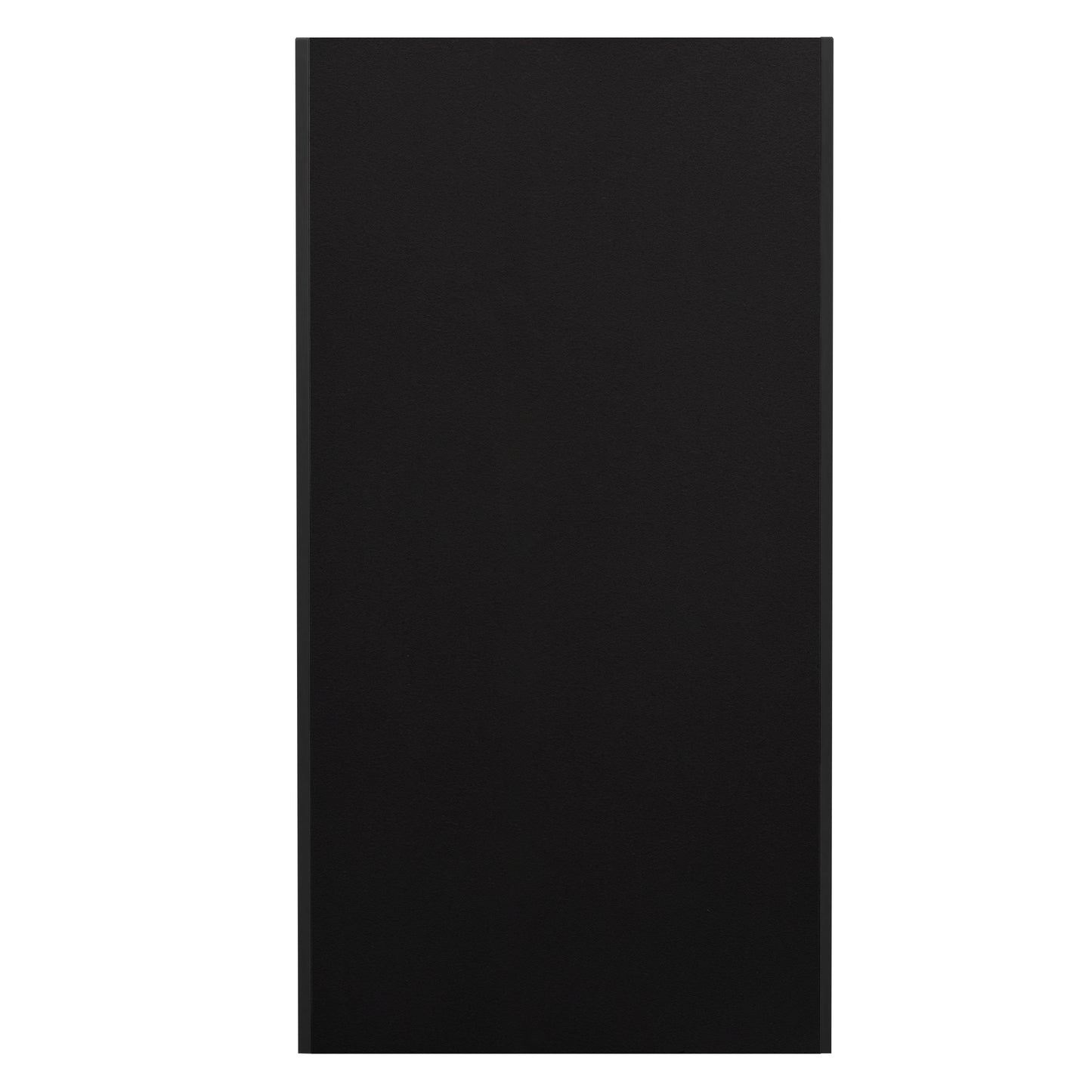 Dell Commercial Grade Trash Receptacle Enclosure for 32 Gallon Trash Cans with 8" Drop Hole and Upper Tray Shelf in Black Black