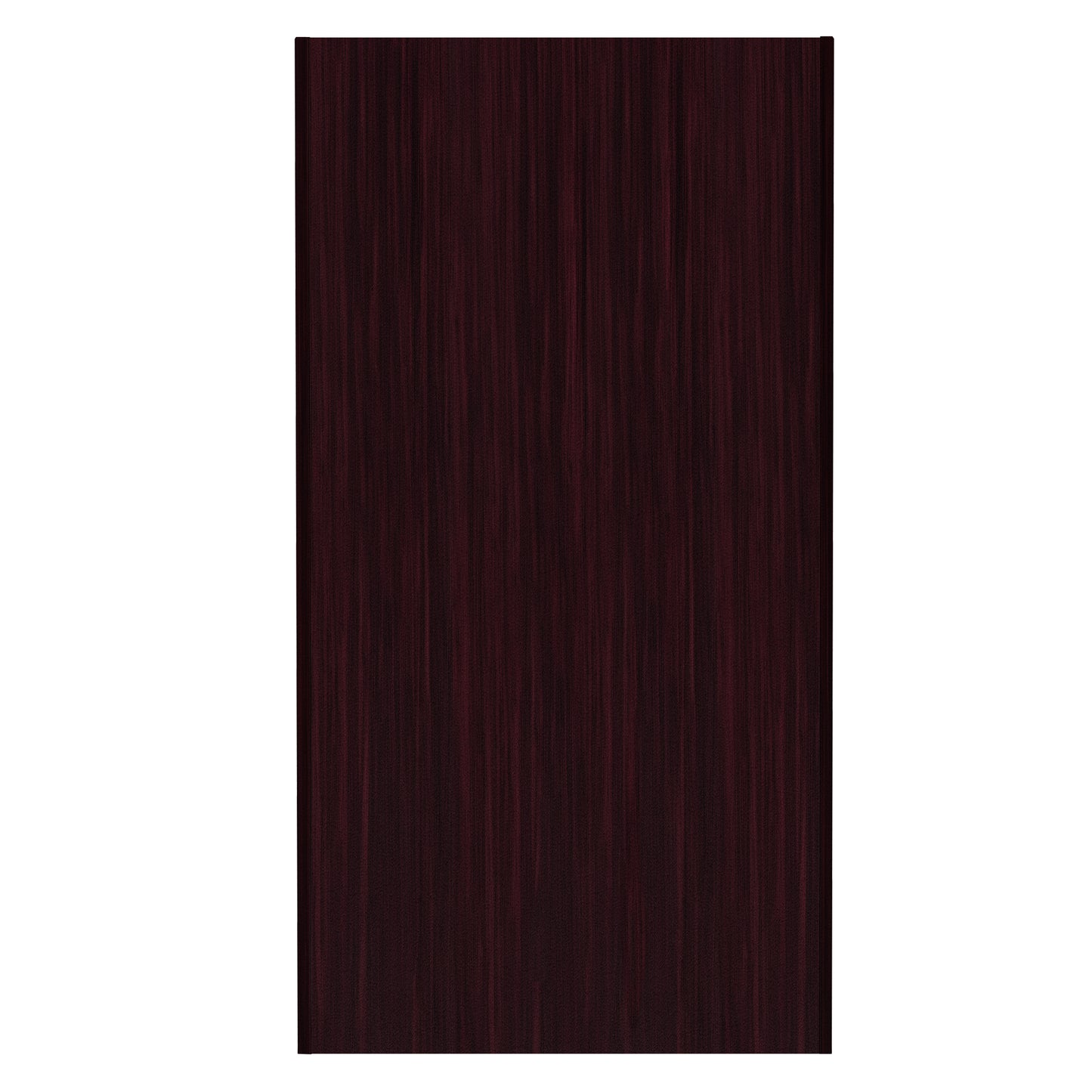 Dell Commercial Grade Trash Receptacle Enclosure for 32 Gallon Trash Cans with 8" Drop Hole and Upper Tray Shelf in Mahogany Mahogany