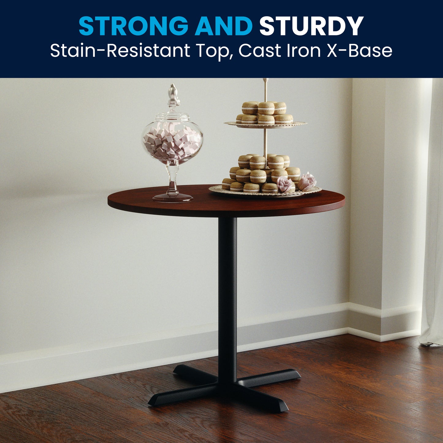 Chapman 36" Round Multi-Purpose Conference Table in Cherry Cherry